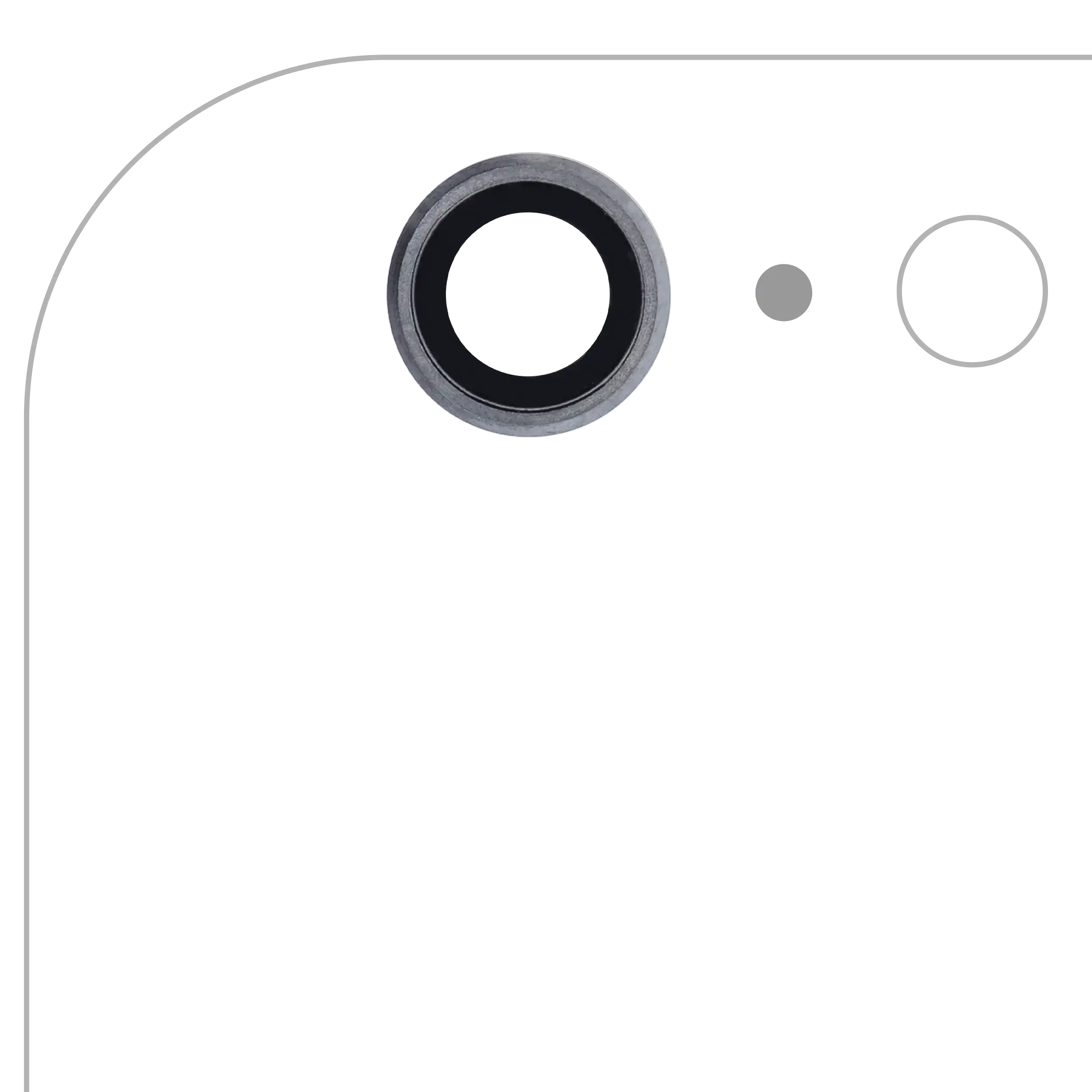 Back Camera Lens Compatible For Iphone 6 Plus / 6S Plus (Space Gray) (10 Pack)