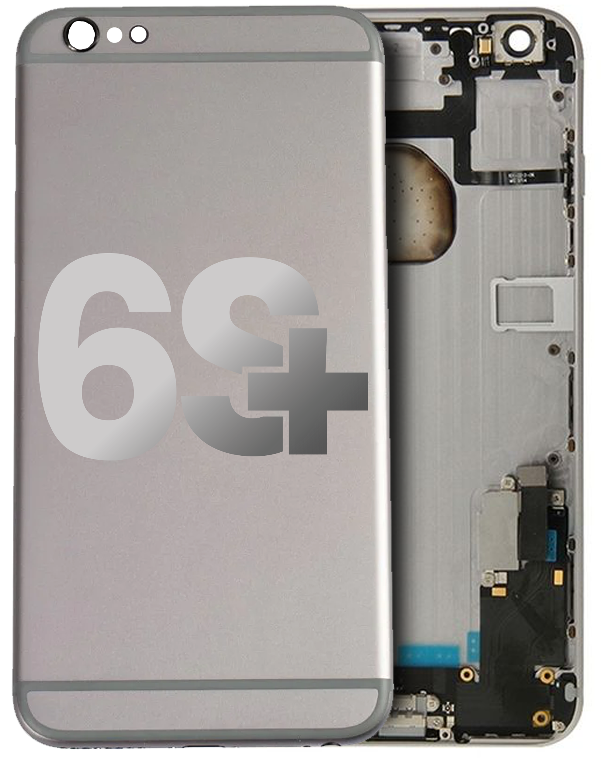 Back Housing Compatible For Iphone 6S Plus (Generic) (Silver)