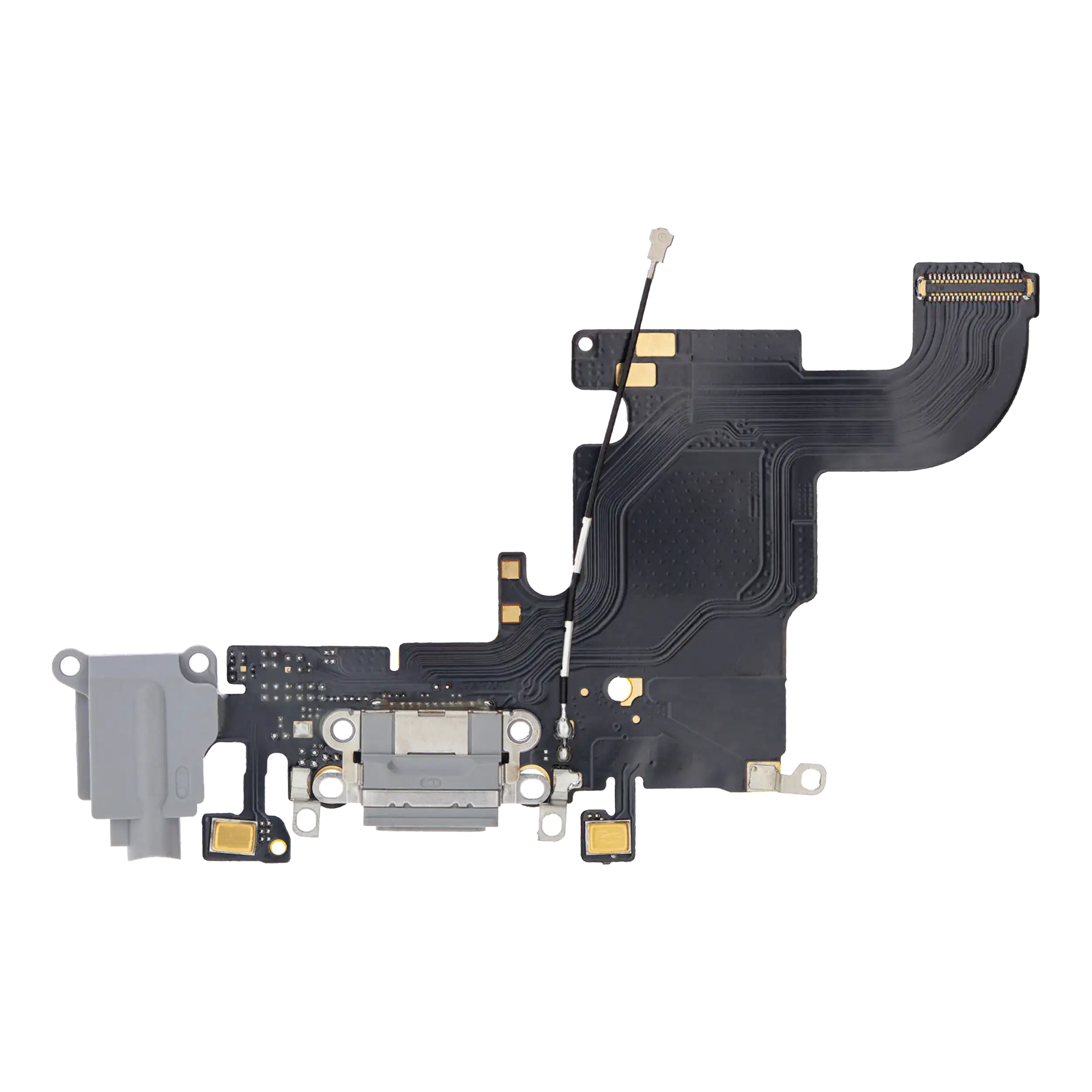 Charging Port Flex Cable Compatible For Iphone 6S (Aftermarket) (Space Gray)