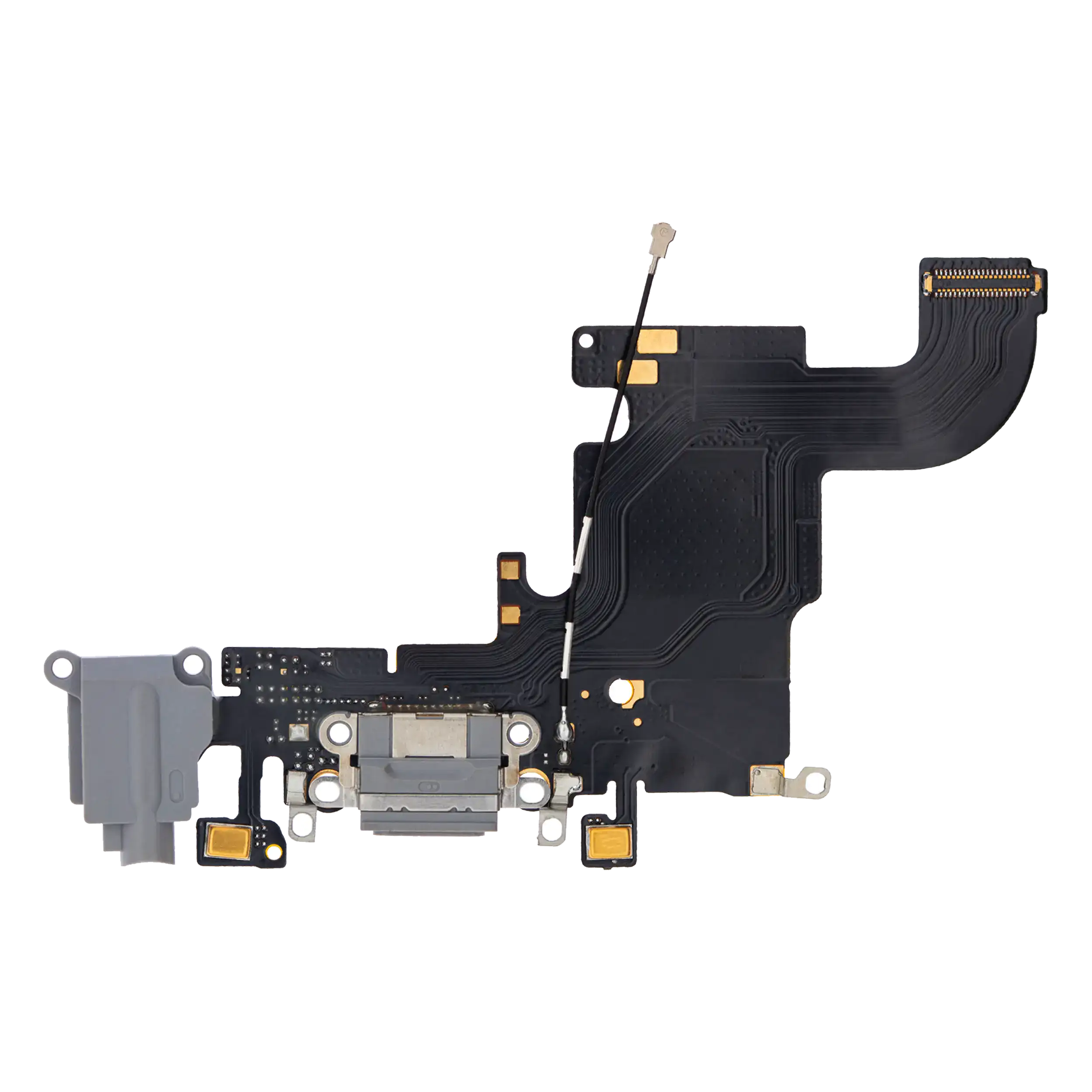 Charging Port Flex Cable Compatible For Iphone 6S (Premium) (Space Gray)