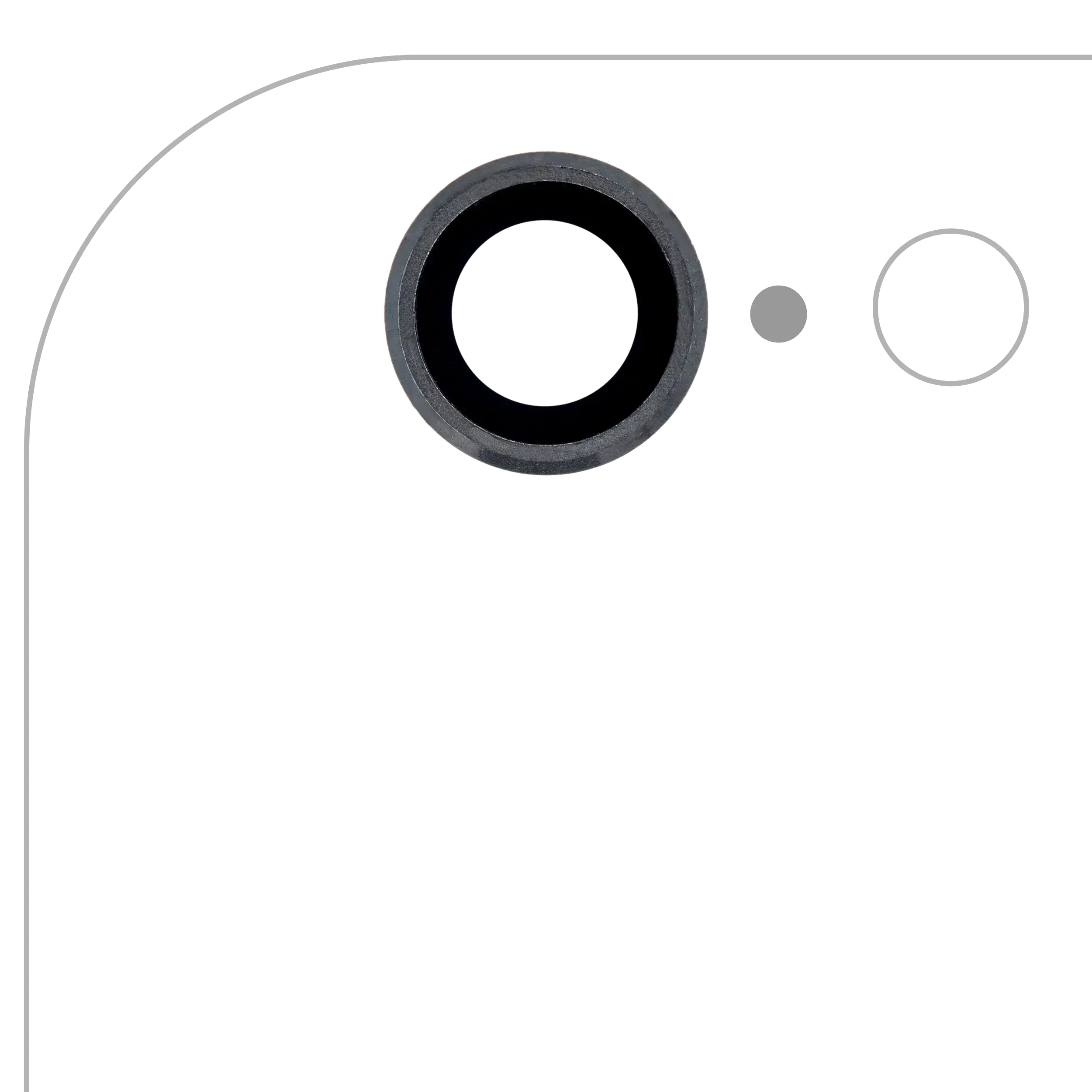Back Camera Lens Compatible For Iphone 6 / 6S (Space Gray) (10 Pack)
