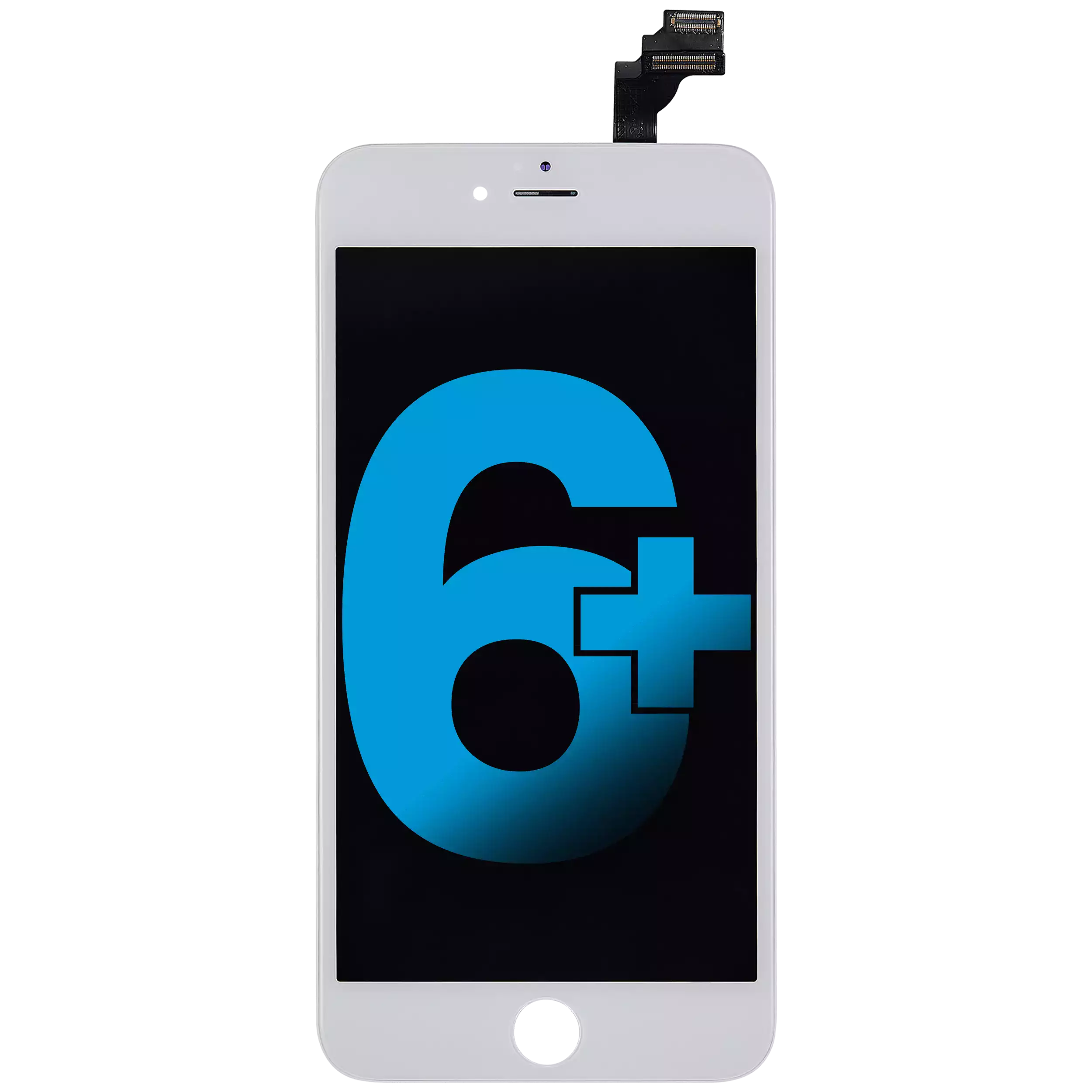 Lcd Assembly Compatible For Iphone 6 Plus (Aftermarket) (White)