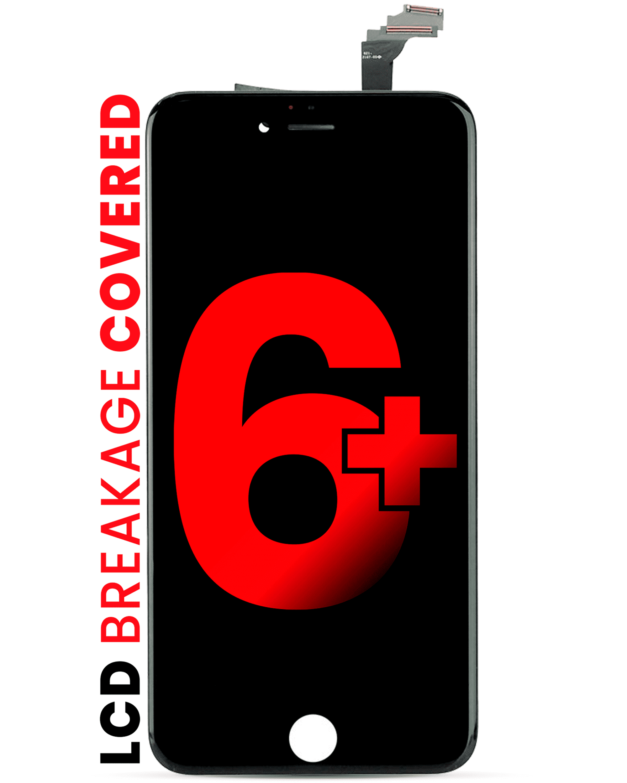 Lcd Assembly Compatible For Iphone 6 Plus (Aftermarket Pro: Xo7 Incell) (Black)