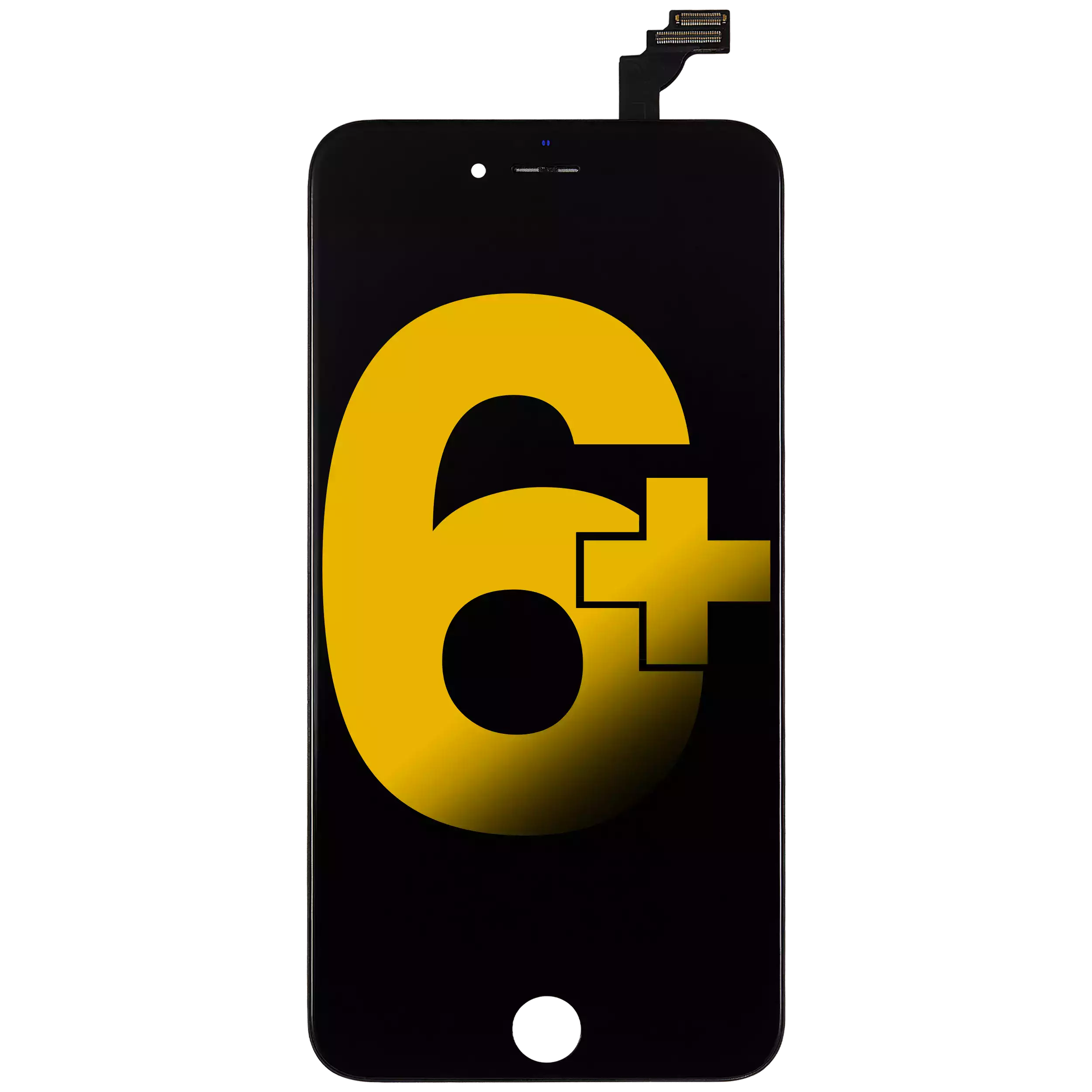Lcd Assembly Compatible For Iphone 6 Plus (Refurbished) (Black)