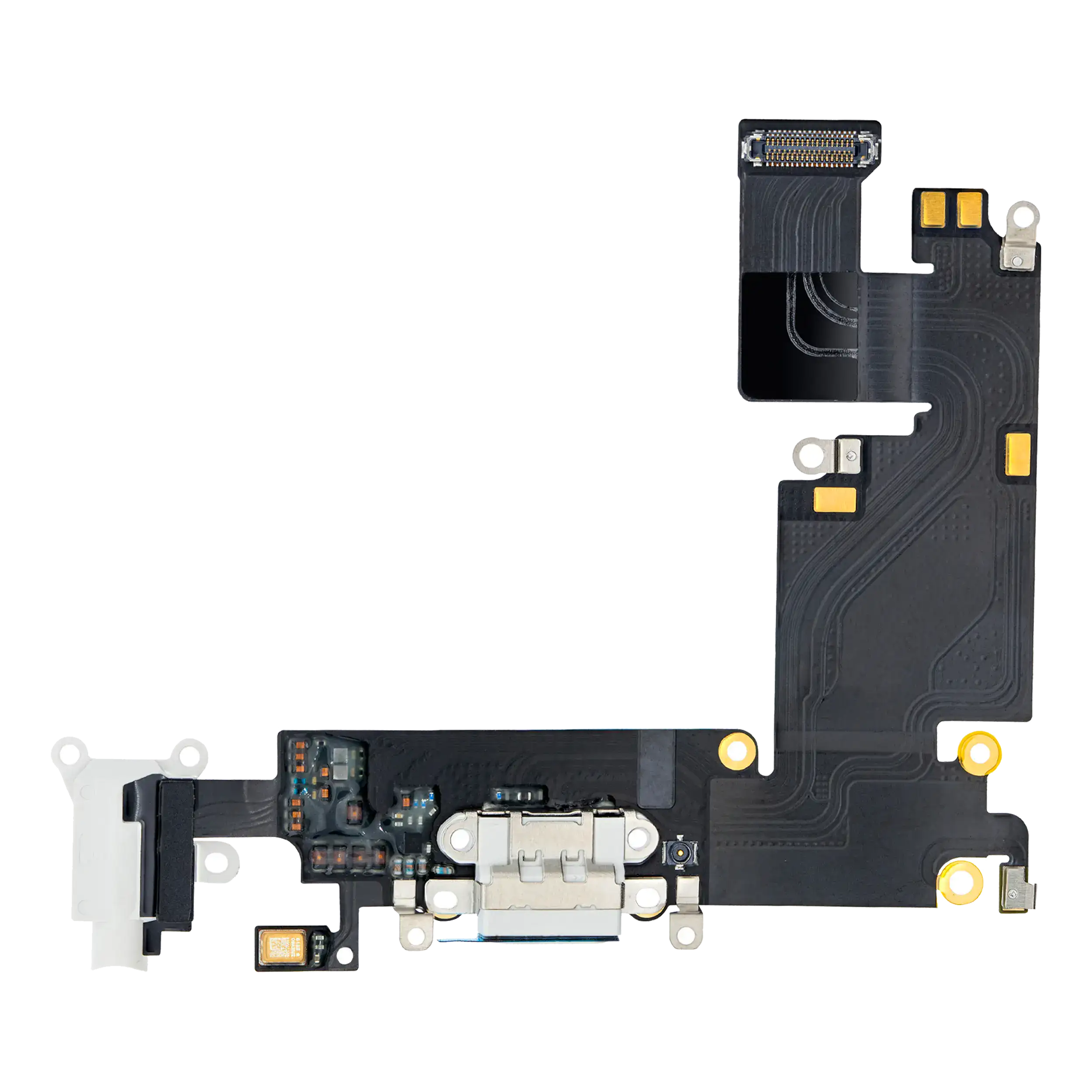 Charging Port Flex Cable Compatible For Iphone 6 Plus (Aftermarket) (Gold)