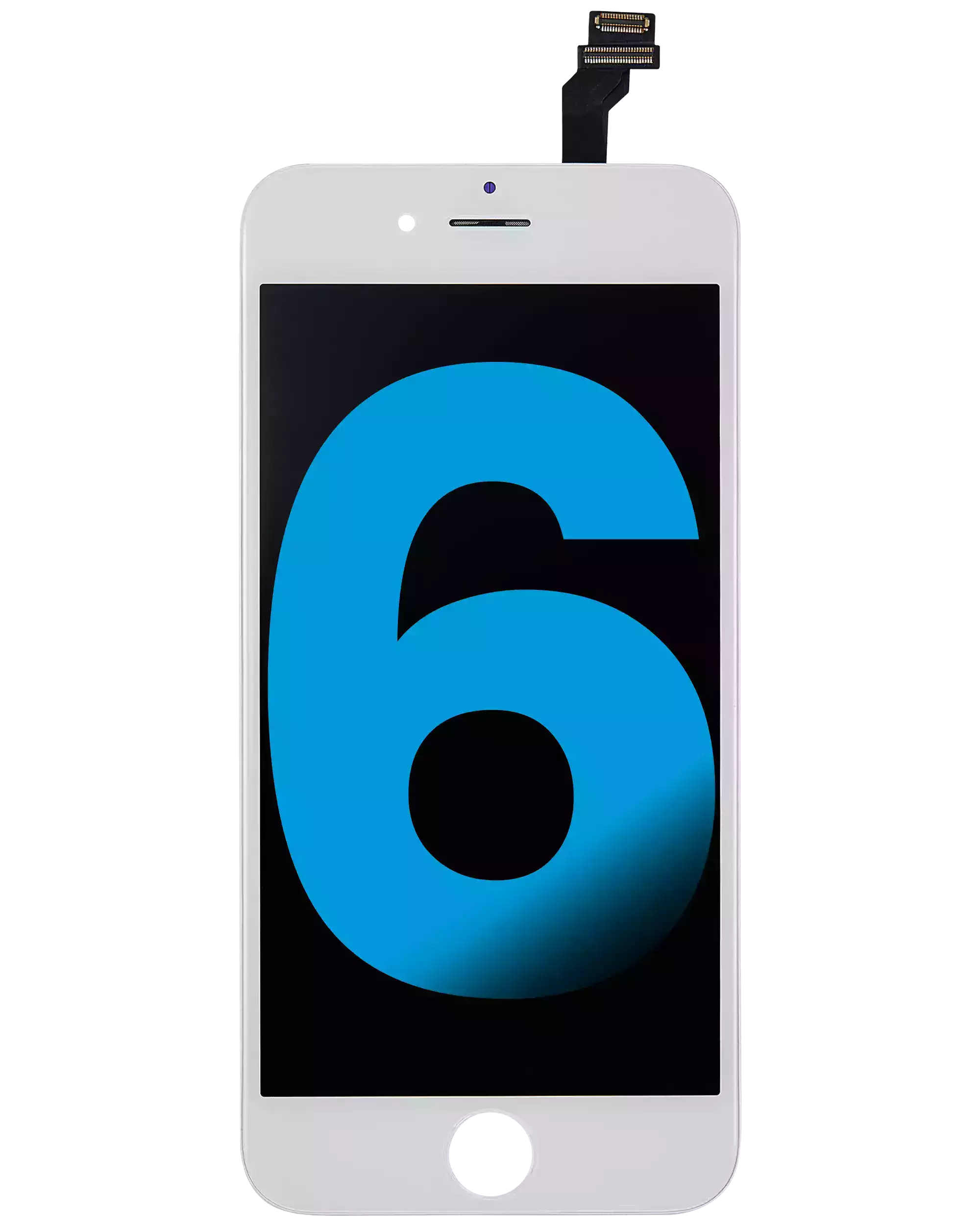 Lcd Assembly Compatible For Iphone 6 (Aftermarket) (White)