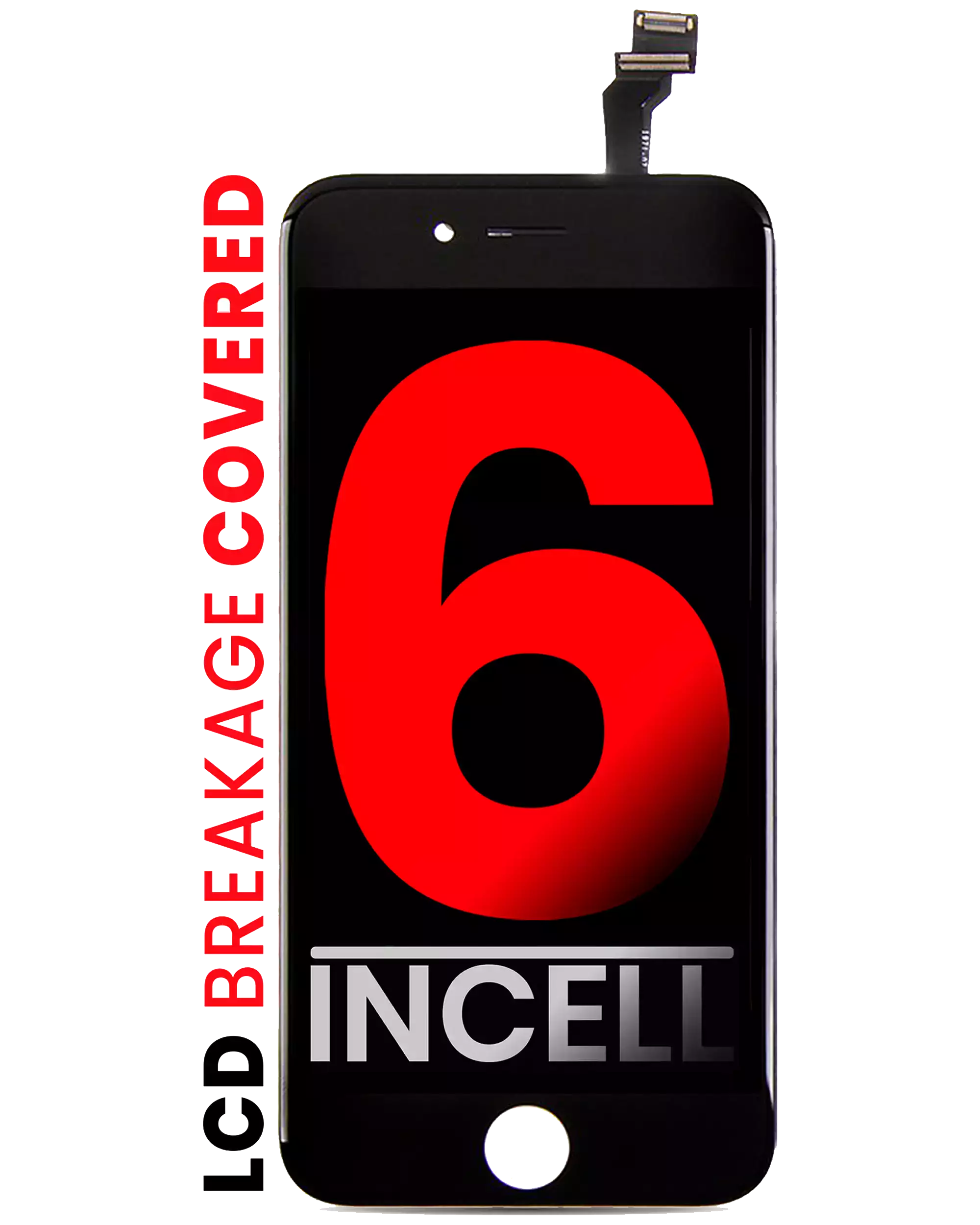 Lcd Assembly Compatible For Iphone 6 (Aftermarket Pro: Xo7 Incell) (Black)