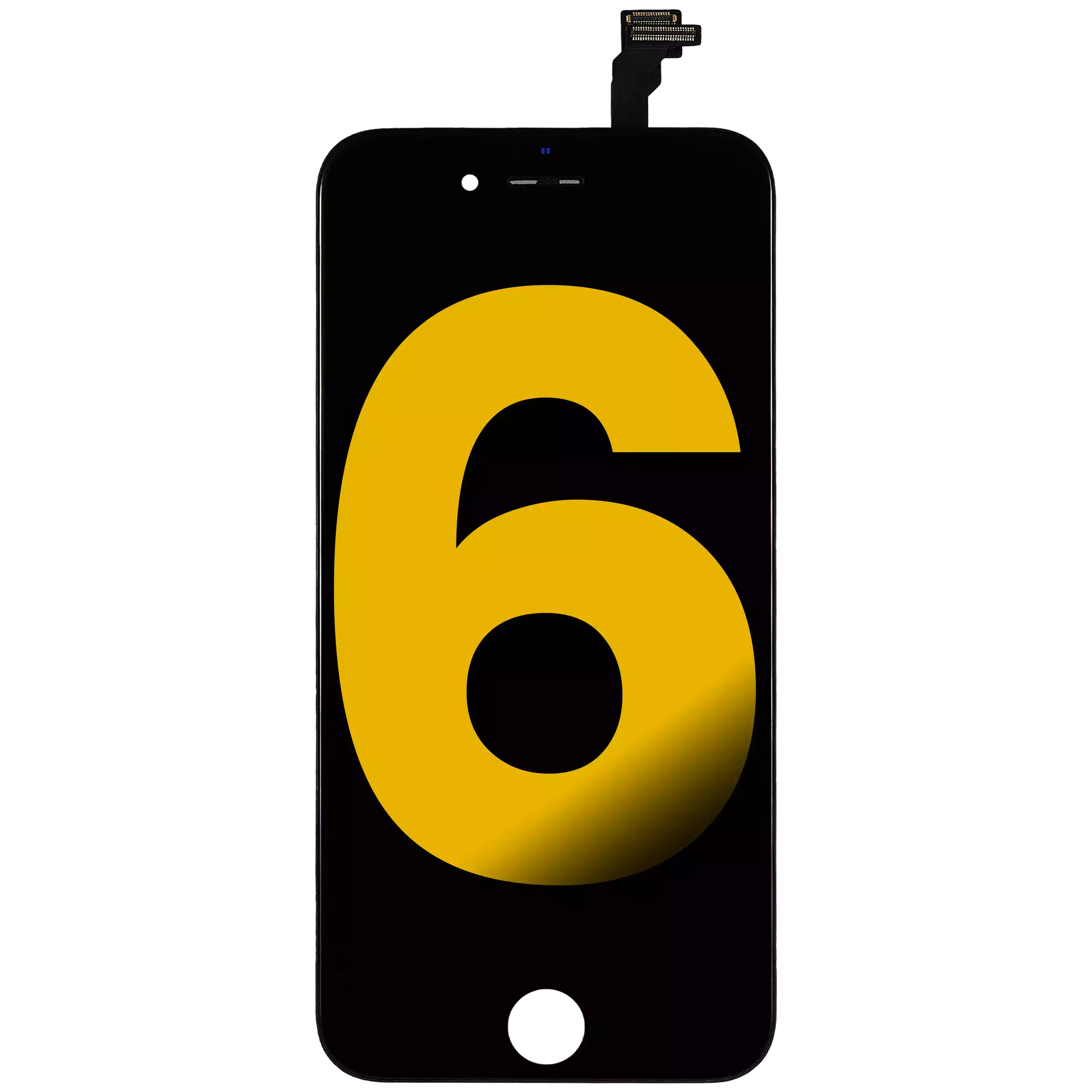 Lcd Assembly Compatible For Iphone 6 (Refurbished) (Black)