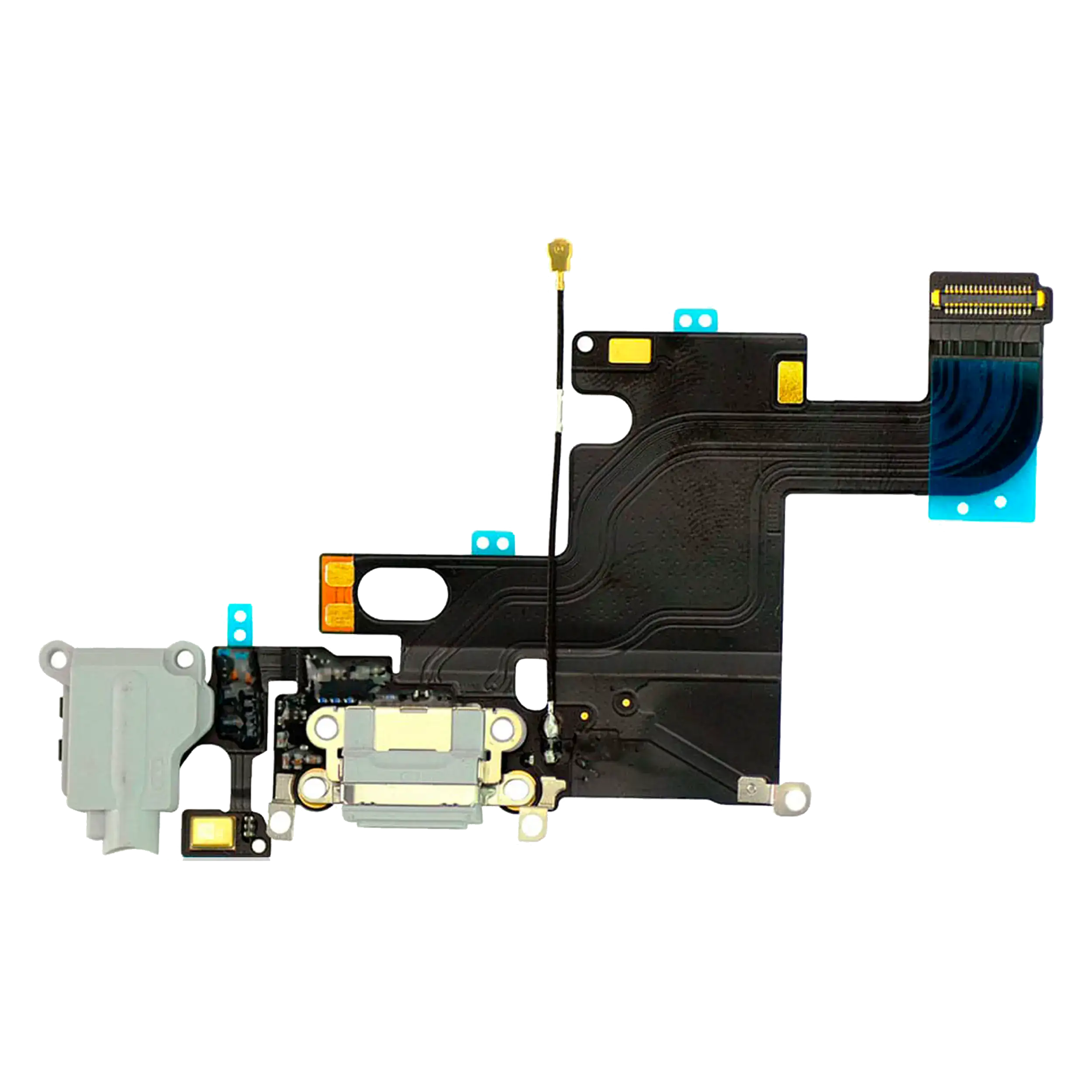 Charging Port Flex Cable Compatible For Iphone 6 (Aftermarket) (Gold)