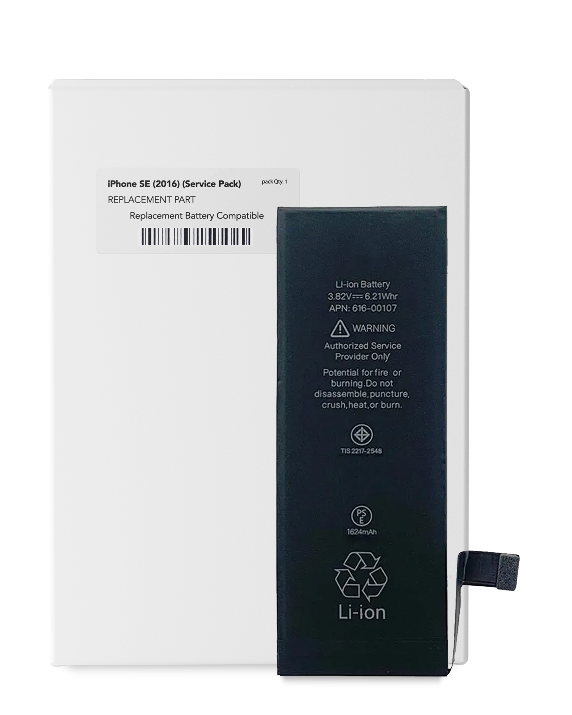 Replacement Battery Compatible For Iphone Se (2016) (Service Pack)