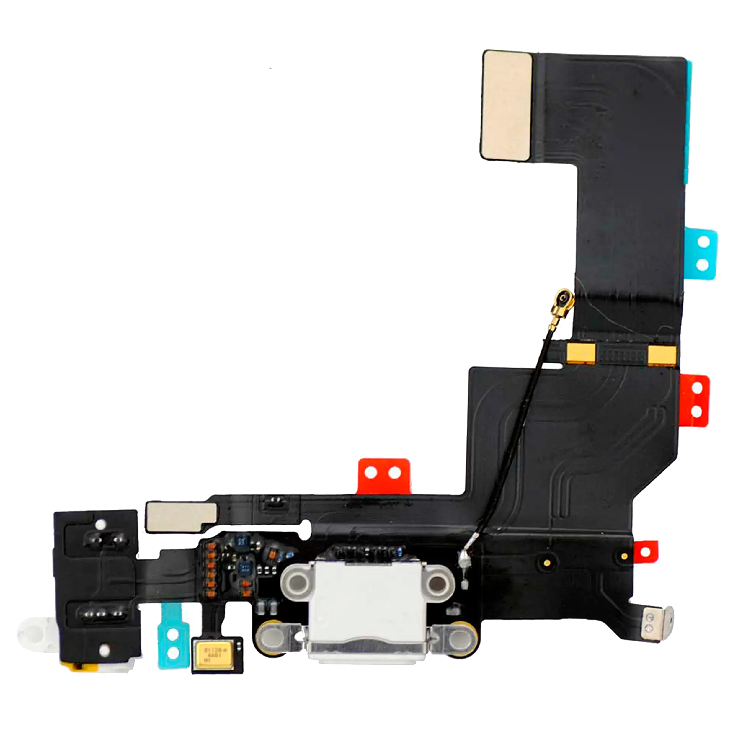 Charging Port Flex Cable Compatible For Iphone 5S (Silver)