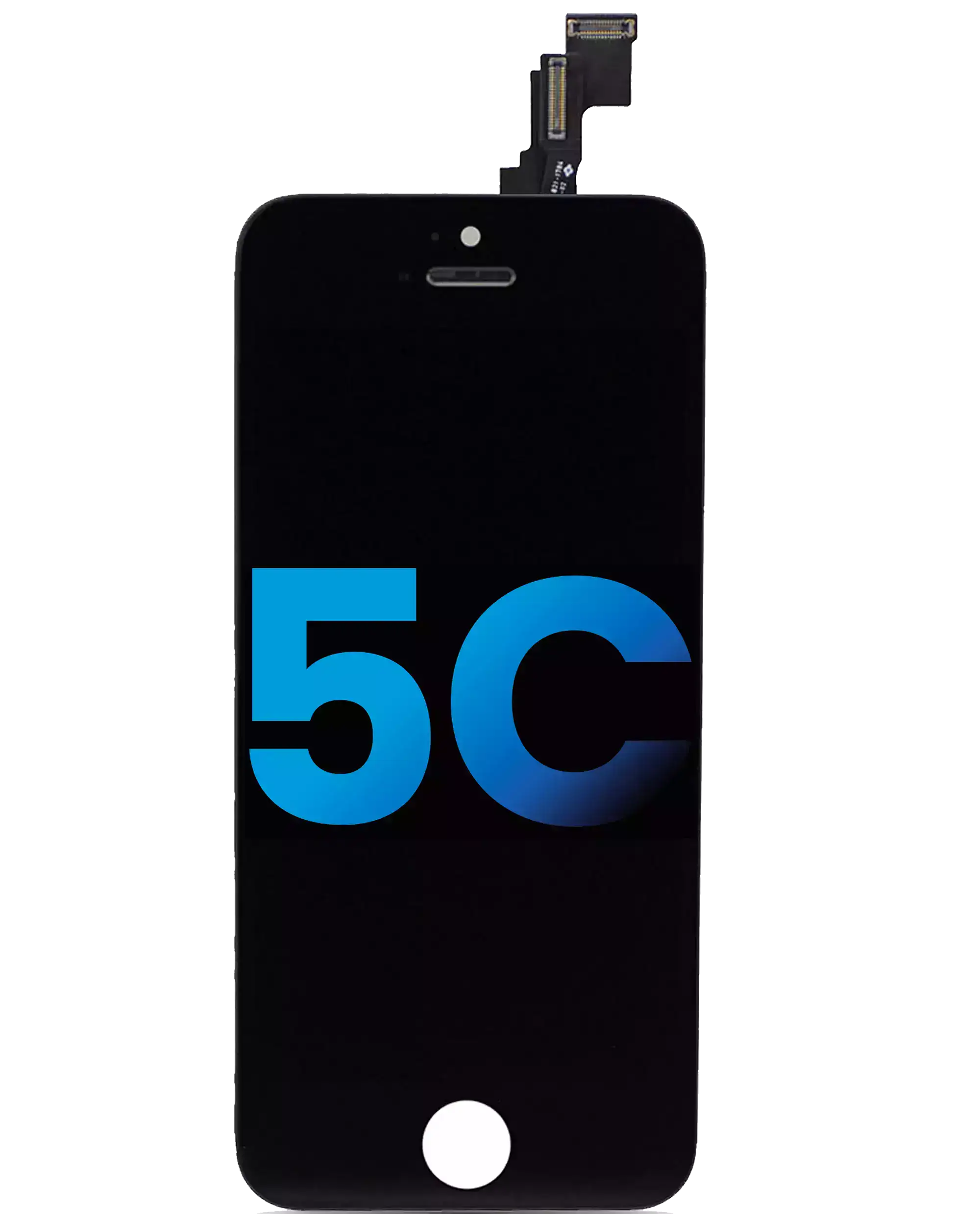 Lcd Assembly Compatible For Iphone 5C (Aftermarket) (Black)