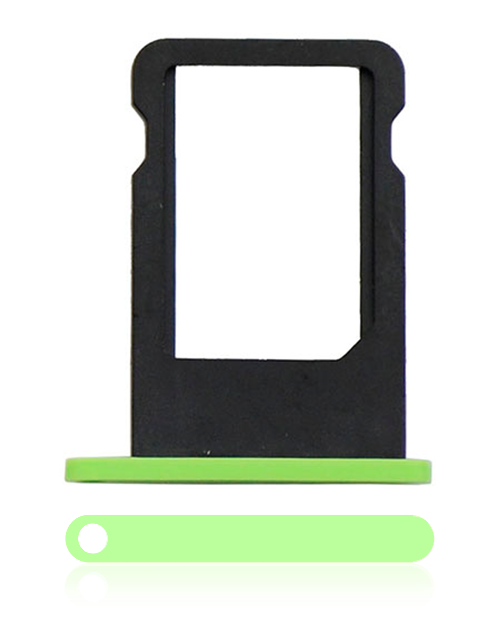 Sim Card Tray Compatible For Iphone 5C (Green)