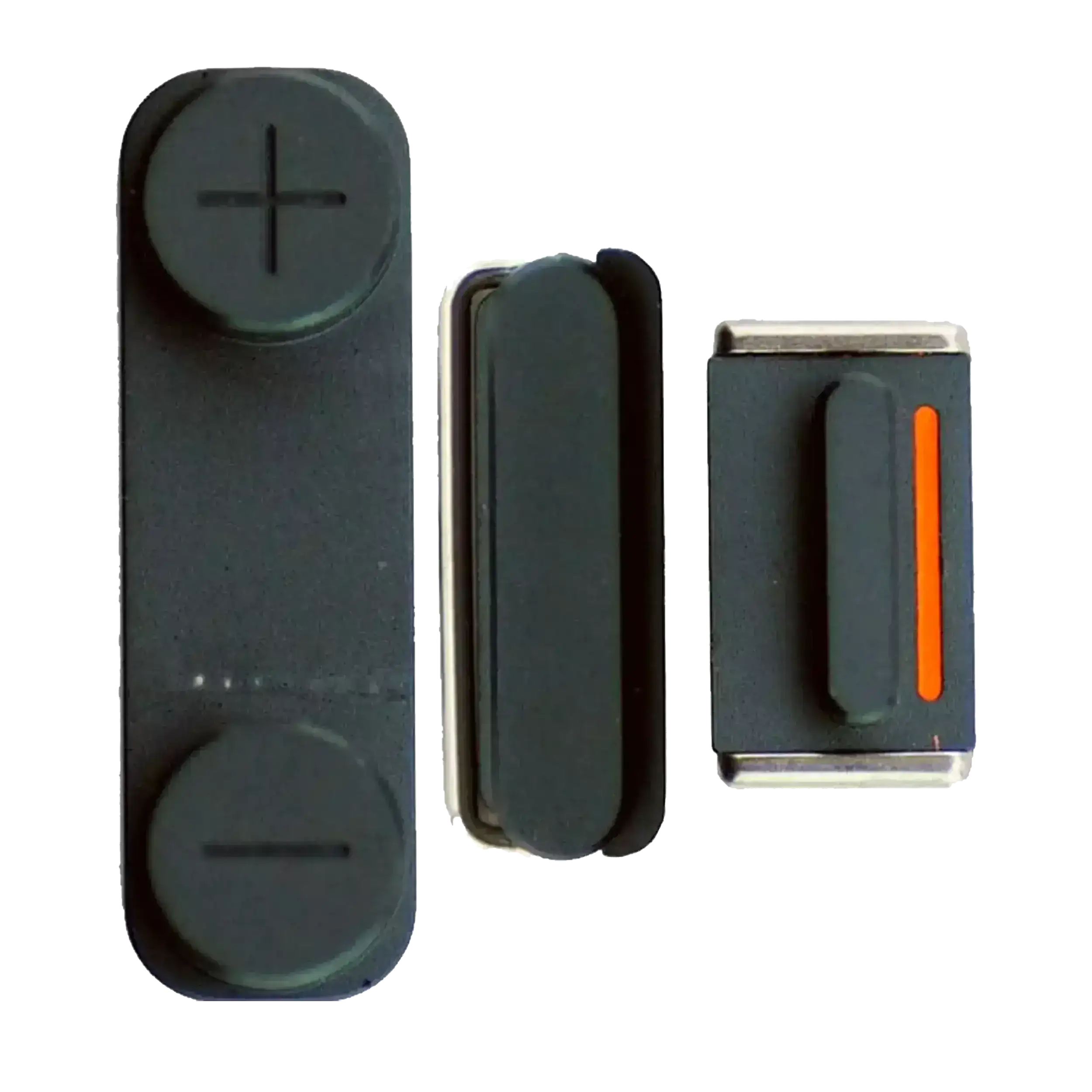 Hard Buttons Set (Power / Volume / Vibration Motor) Compatible For Iphone 5 (Black)
