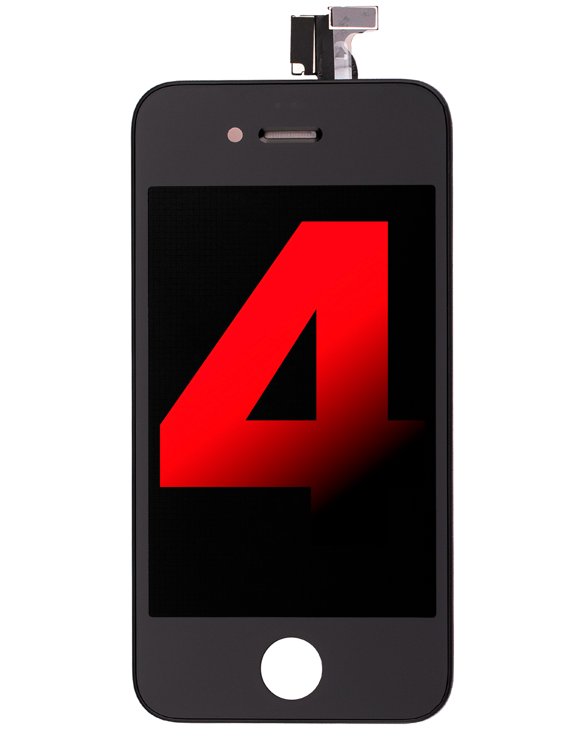 Lcd Assembly Compatible For Iphone 4 (Gsm) (Aftermarket Plus) (Black)