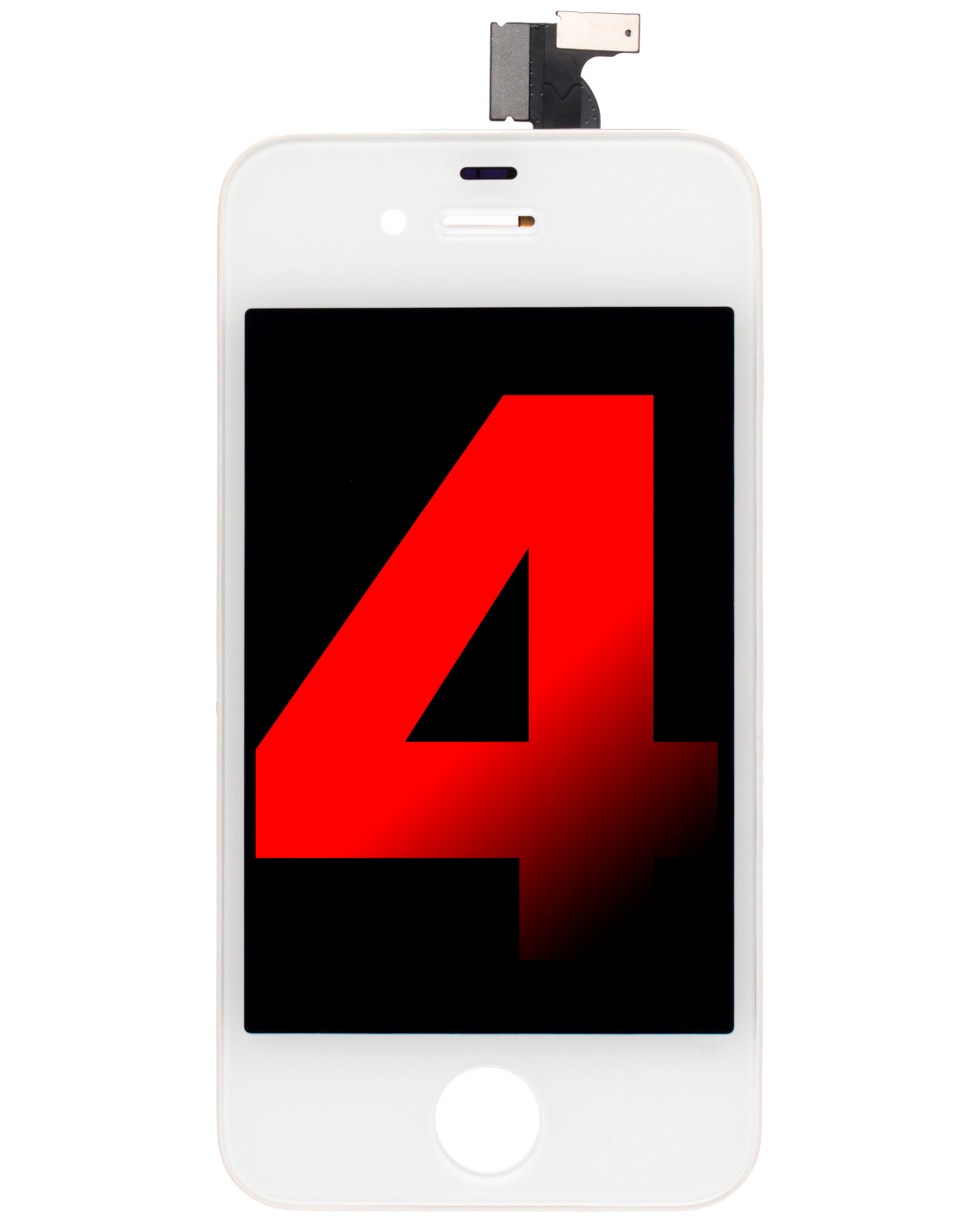 Lcd Assembly Compatible For Iphone 4 (Cdma) (Aftermarket Plus) (White)