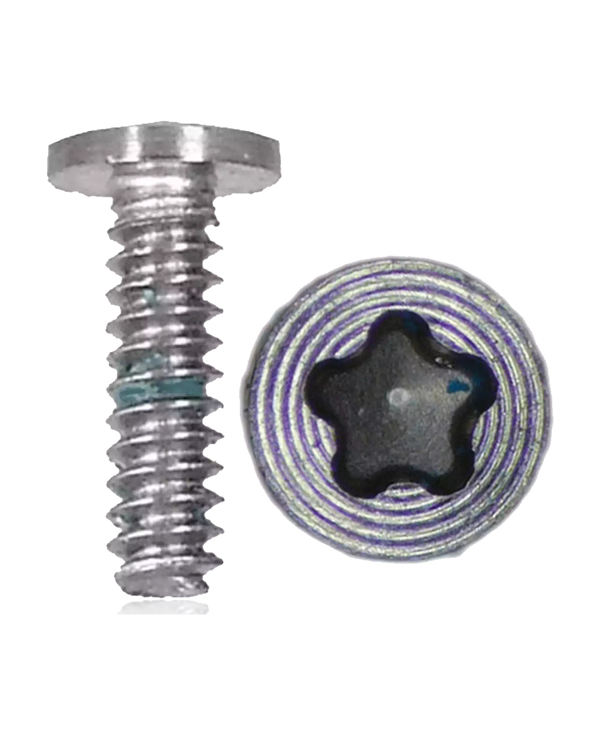 Bottom Screws Compatible For Iphone 4 (Silver) (100 Pack)