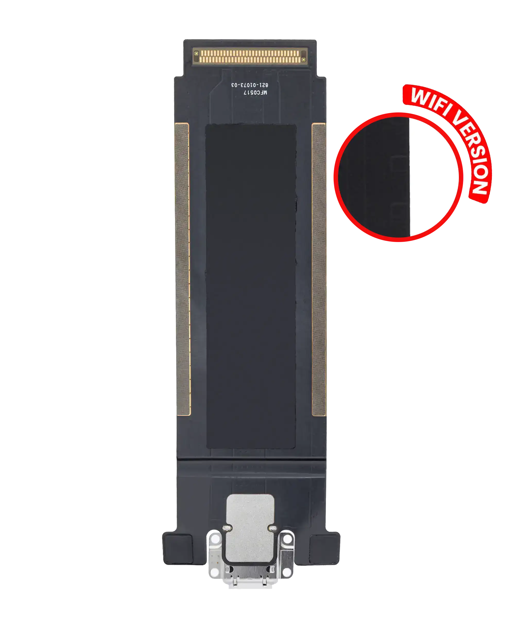 Charging Port Flex Cable Compatible For Ipad Pro 12.9" 2Nd Gen (2017) (Wifi Only) (Silver / Gold)