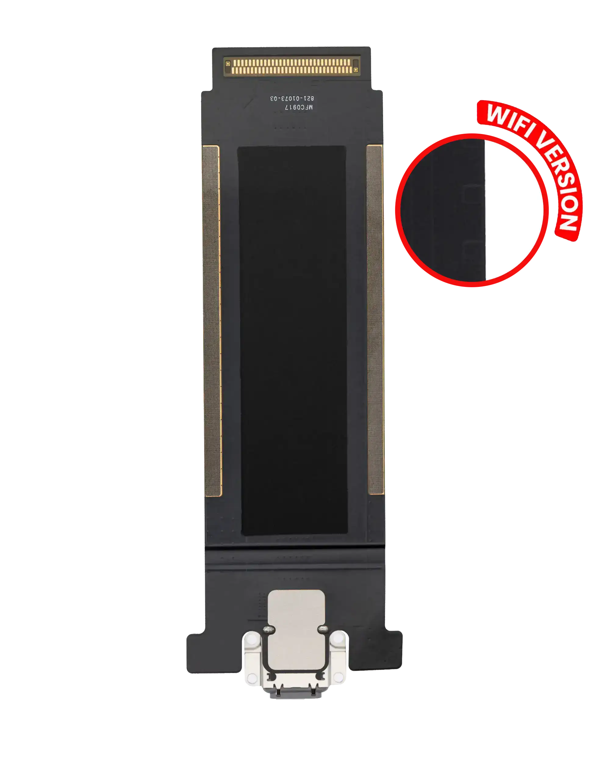 Charging Port Flex Cable Compatible For Ipad Pro 12.9" 2Nd Gen (2017) (Wifi Only) (Space Gray)