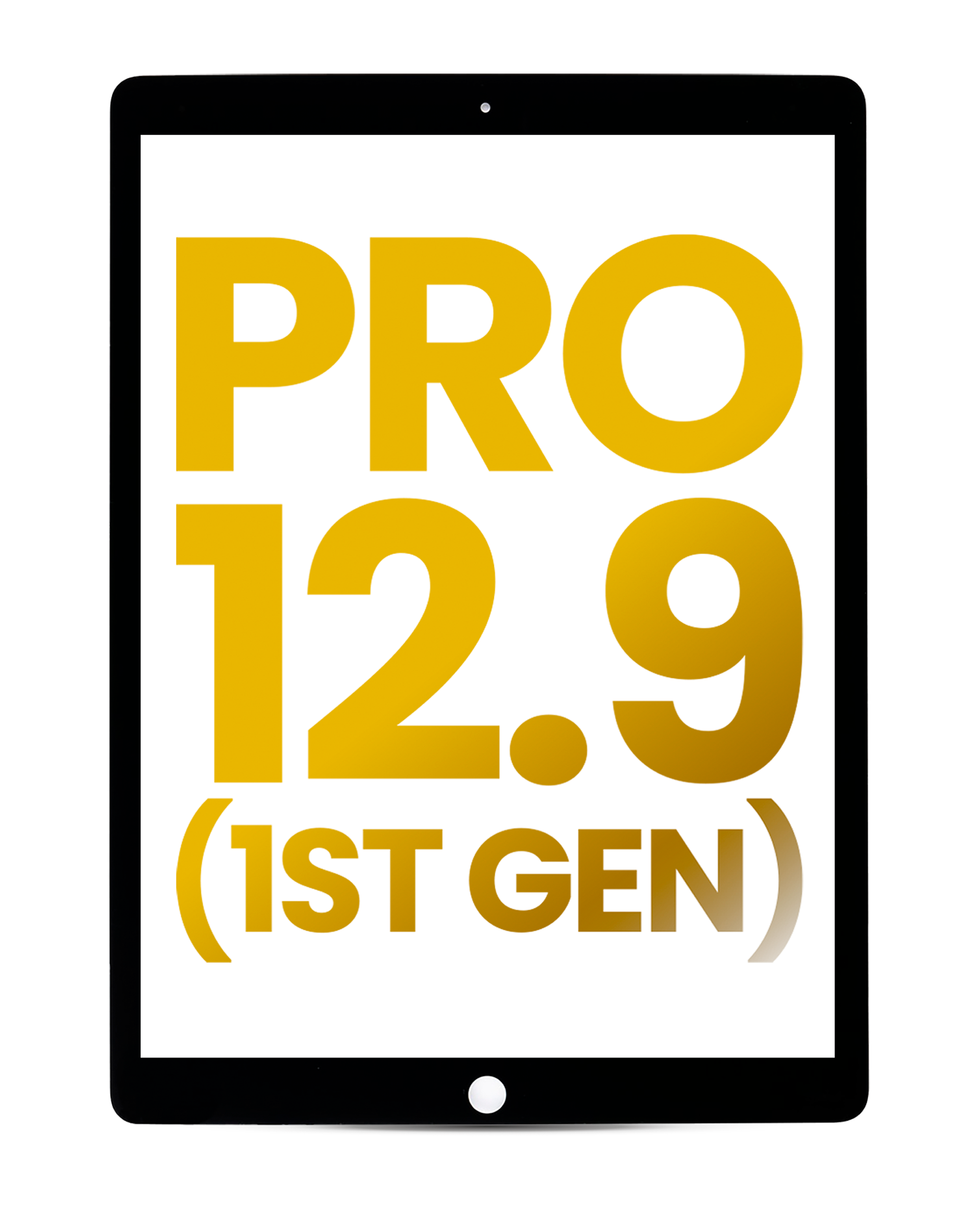Digitizer Compatible For Ipad Pro 12.9" 1St Gen (2015) (Glass Separation Required) (Premium) (Black)
