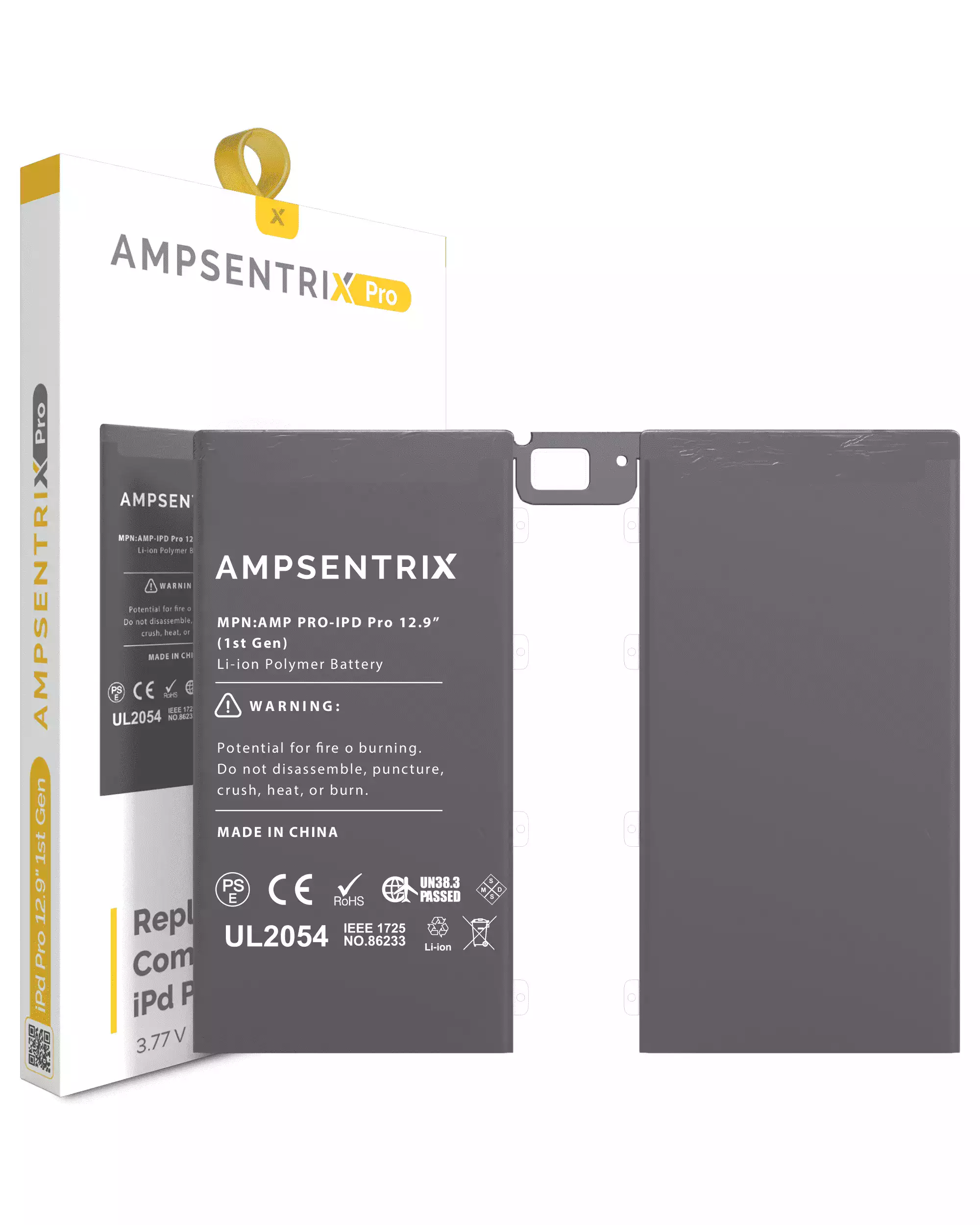 Replacement Battery Compatible For Ipad Pro 12.9" 1St Gen (2015) (Ampsentrix Pro)