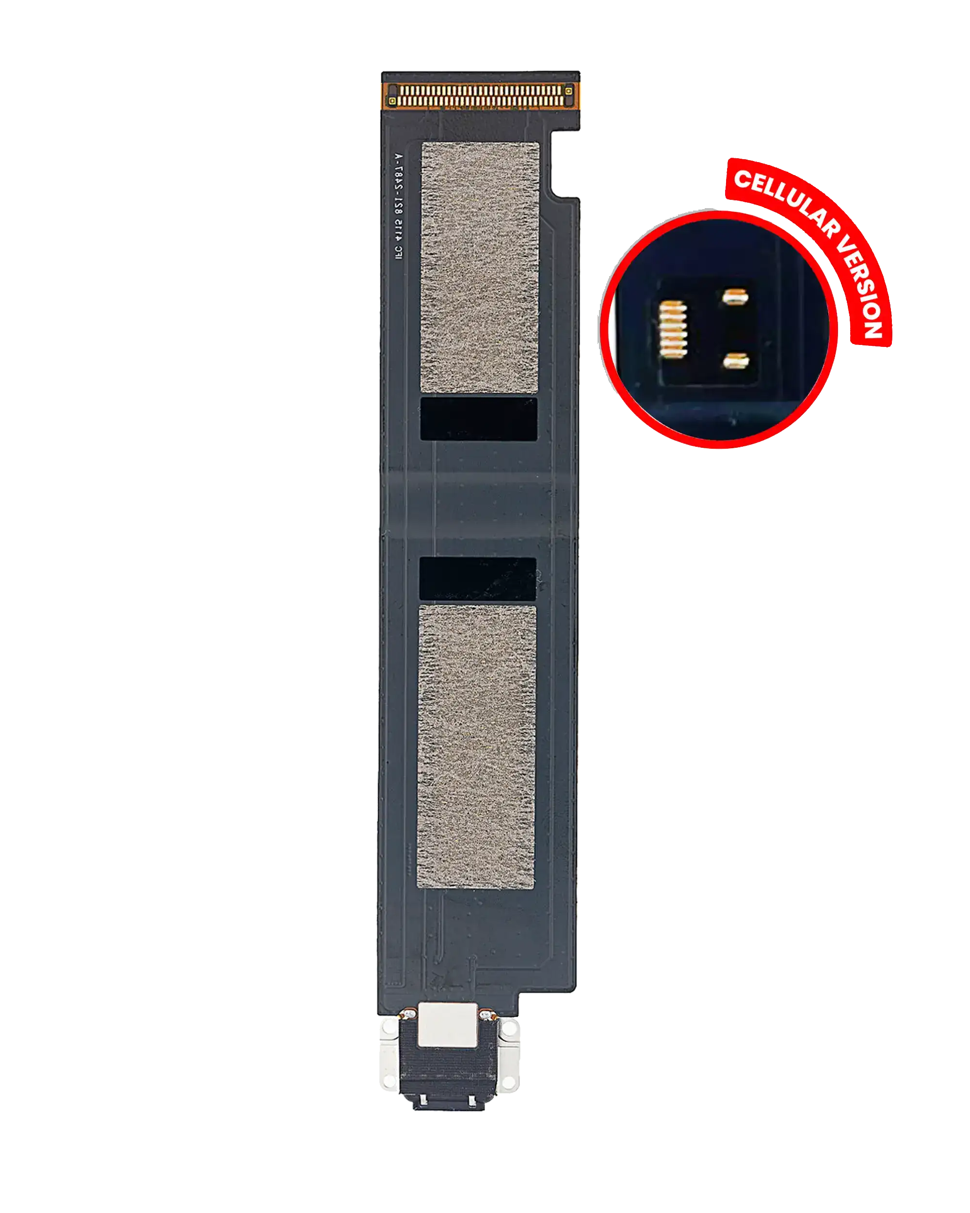 Charging Port Flex Cable Compatible For Ipad Pro 12.9" 1St Gen (2015) (Cellular) (Space Gray)