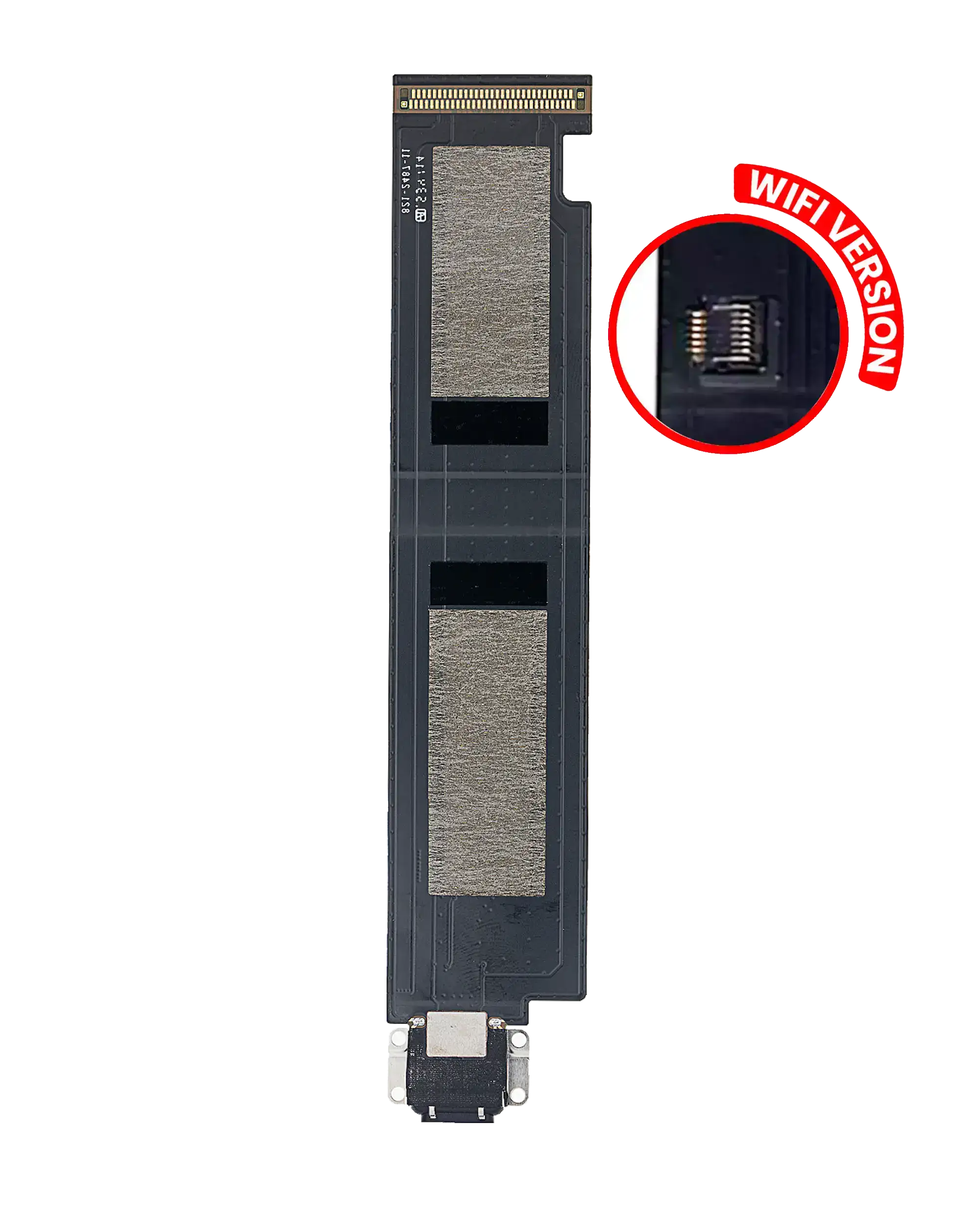Charging Port Flex Cable Compatible For Ipad Pro 12.9" 1St Gen (2015) (Wifi Only) (Space Gray)