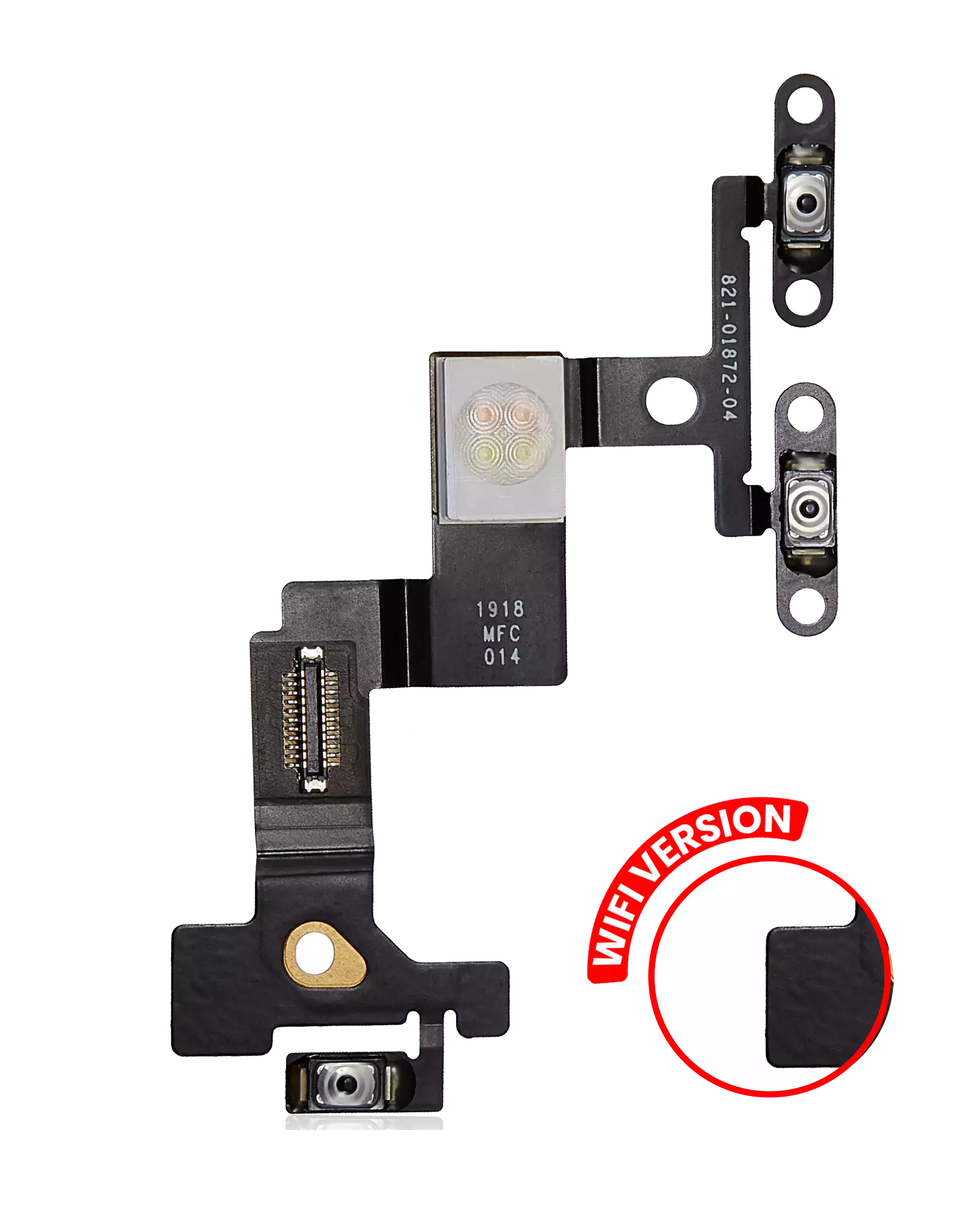 Power / Volume Button Flex Compatible For Ipad Pro 11" (1St Gen: 2018) (Wifi Only)