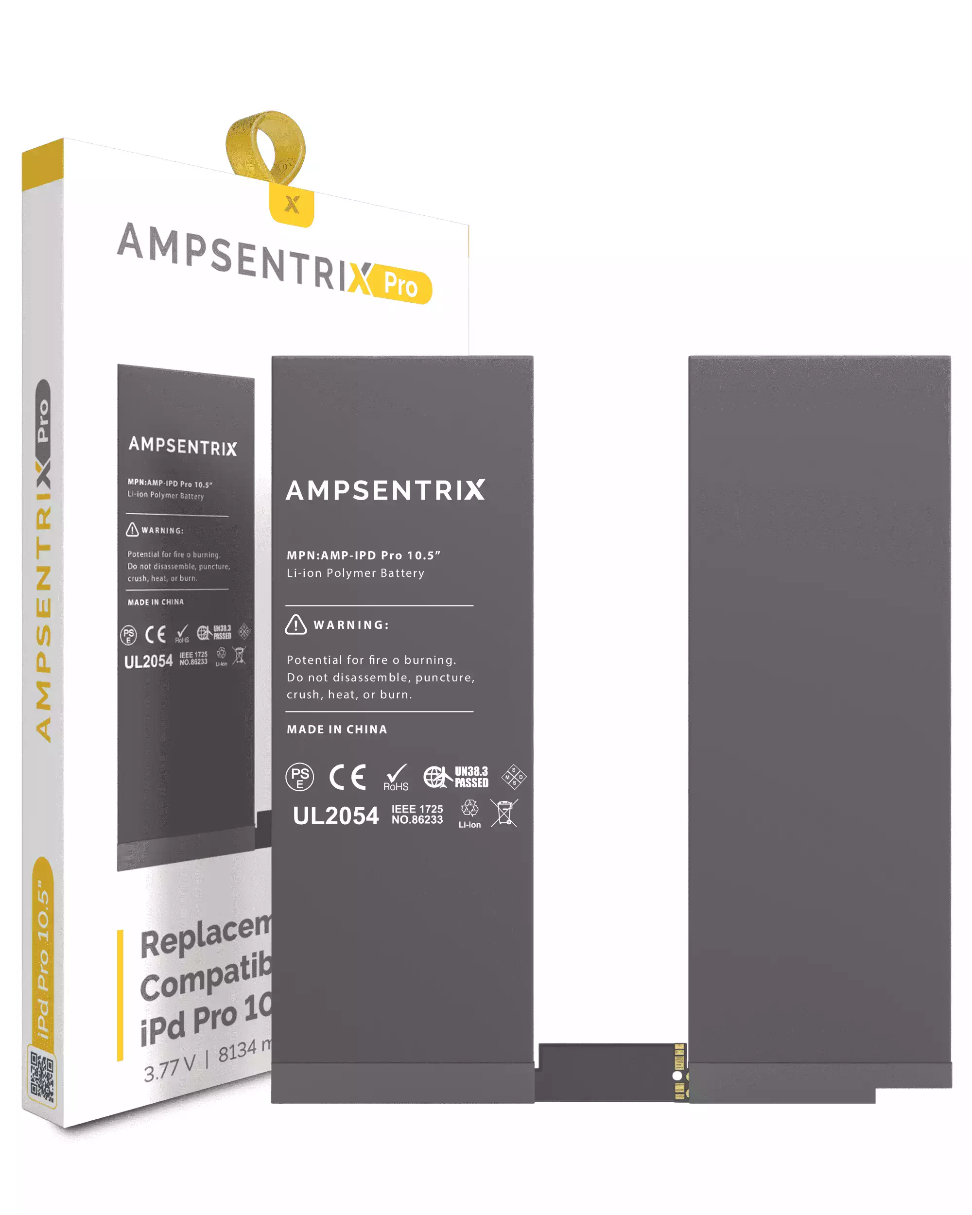 Replacement Battery Compatible For Ipad Pro 10.5" (Ampsentrix Pro)
