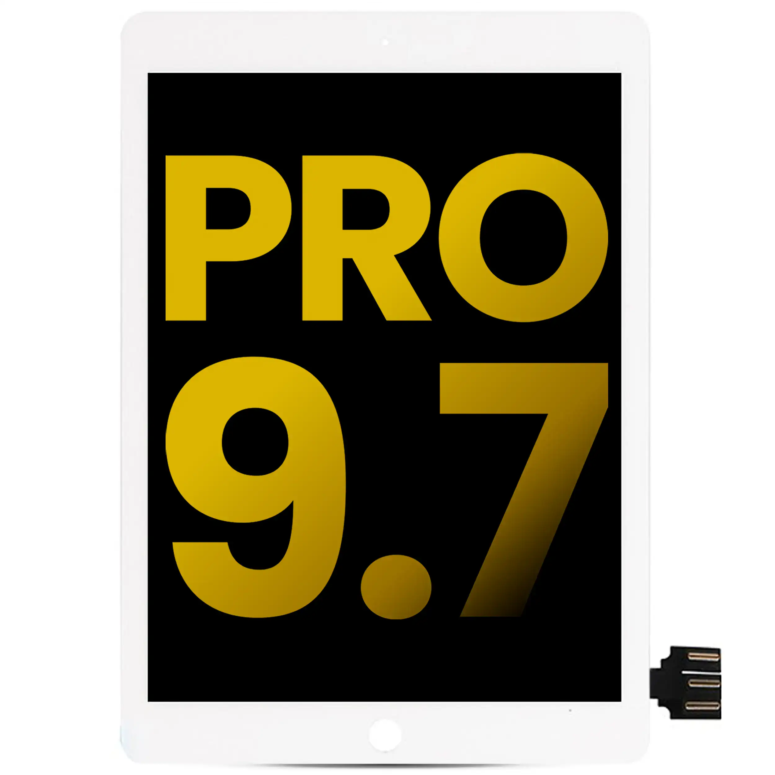 Lcd Assembly With Digitizer Compatible For Ipad Pro 9.7" (Refurbished) (White)
