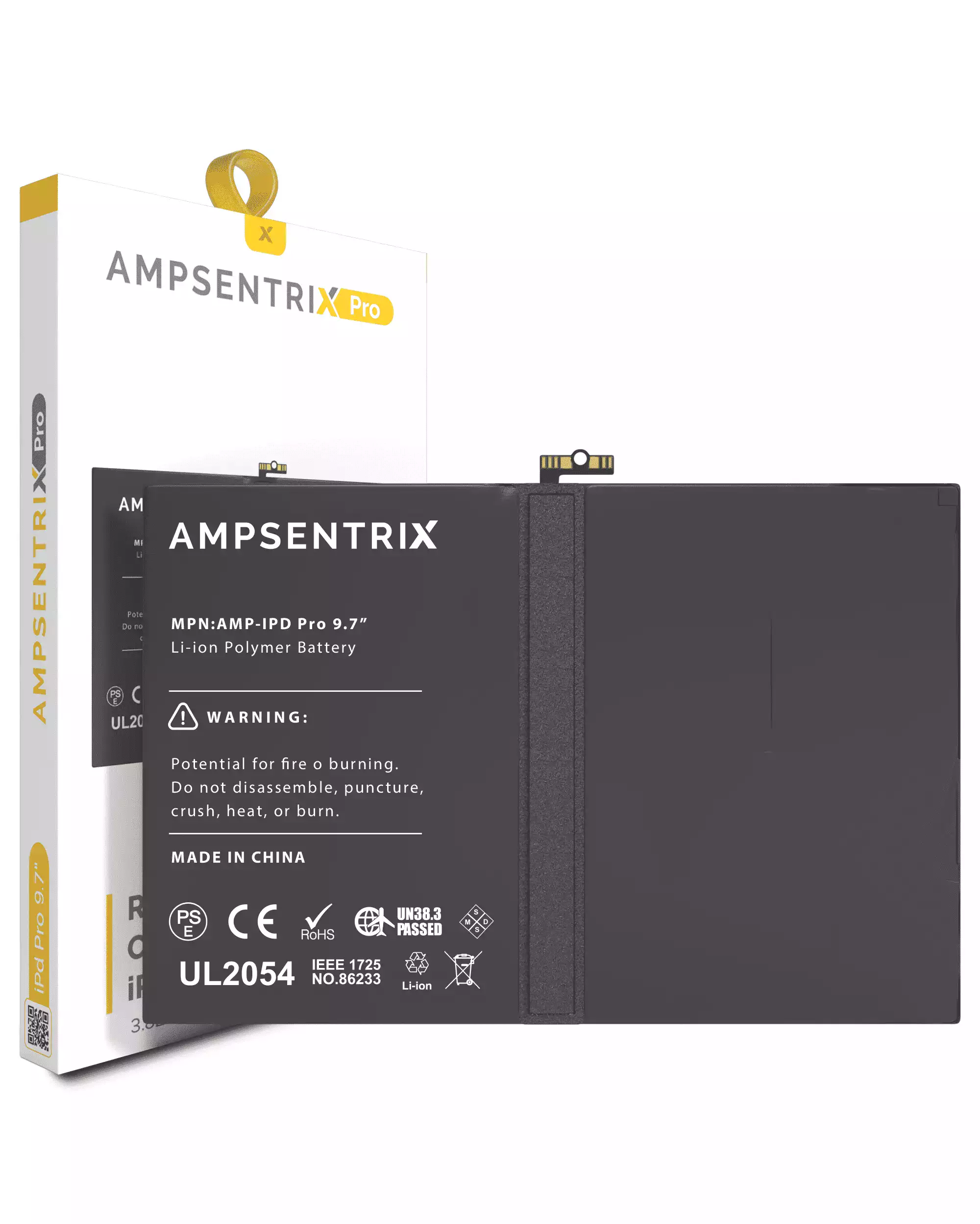 Replacement Battery Compatible For Ipad Pro 9.7" (Ampsentrix Pro)