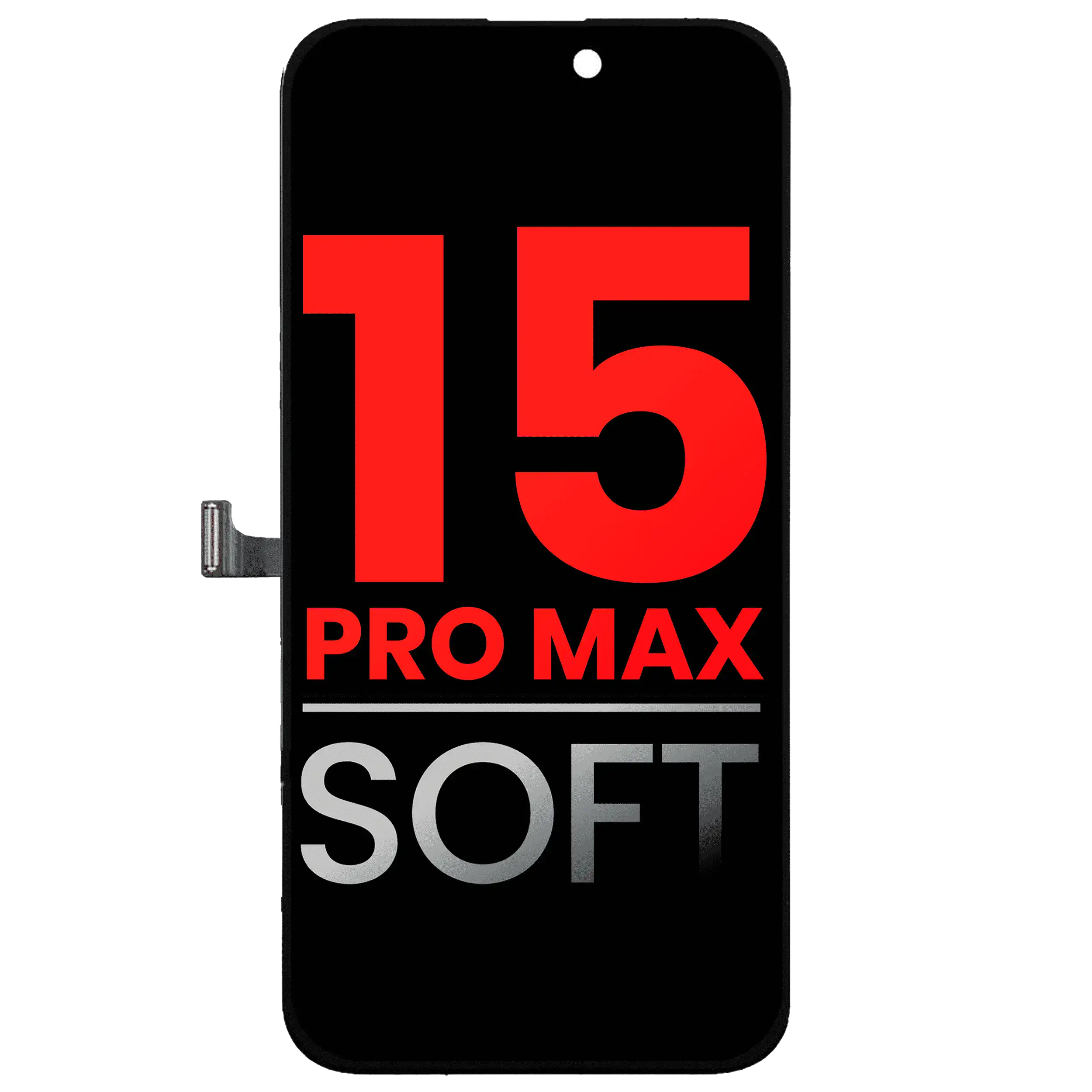 Oled Assembly Compatible For Iphone 15 Pro Max (Aftermarket Plus: Soft)