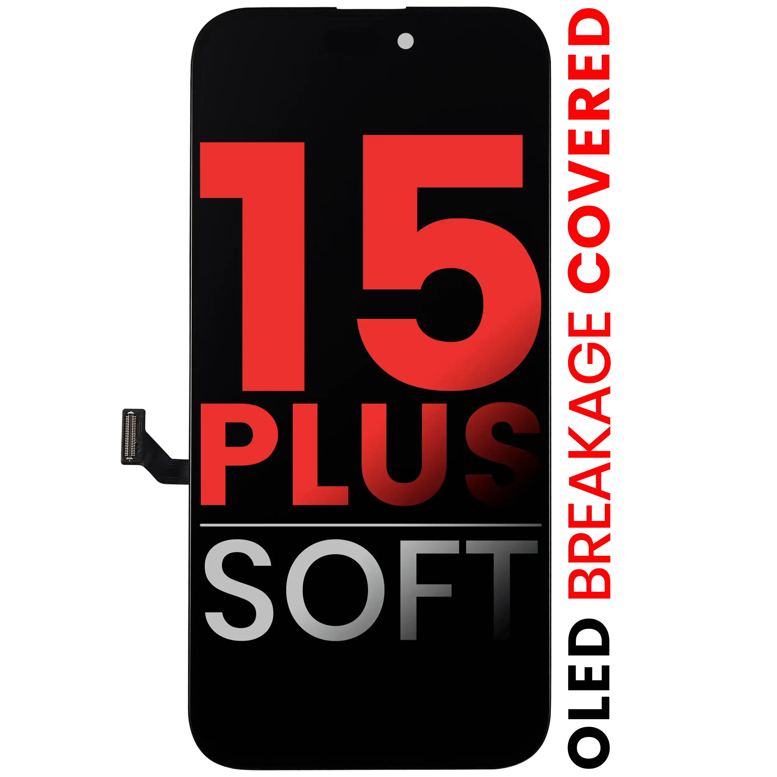 Oled Assembly Compatible For Iphone 15 Plus (Aftermarket Pro: Xo7 Soft)