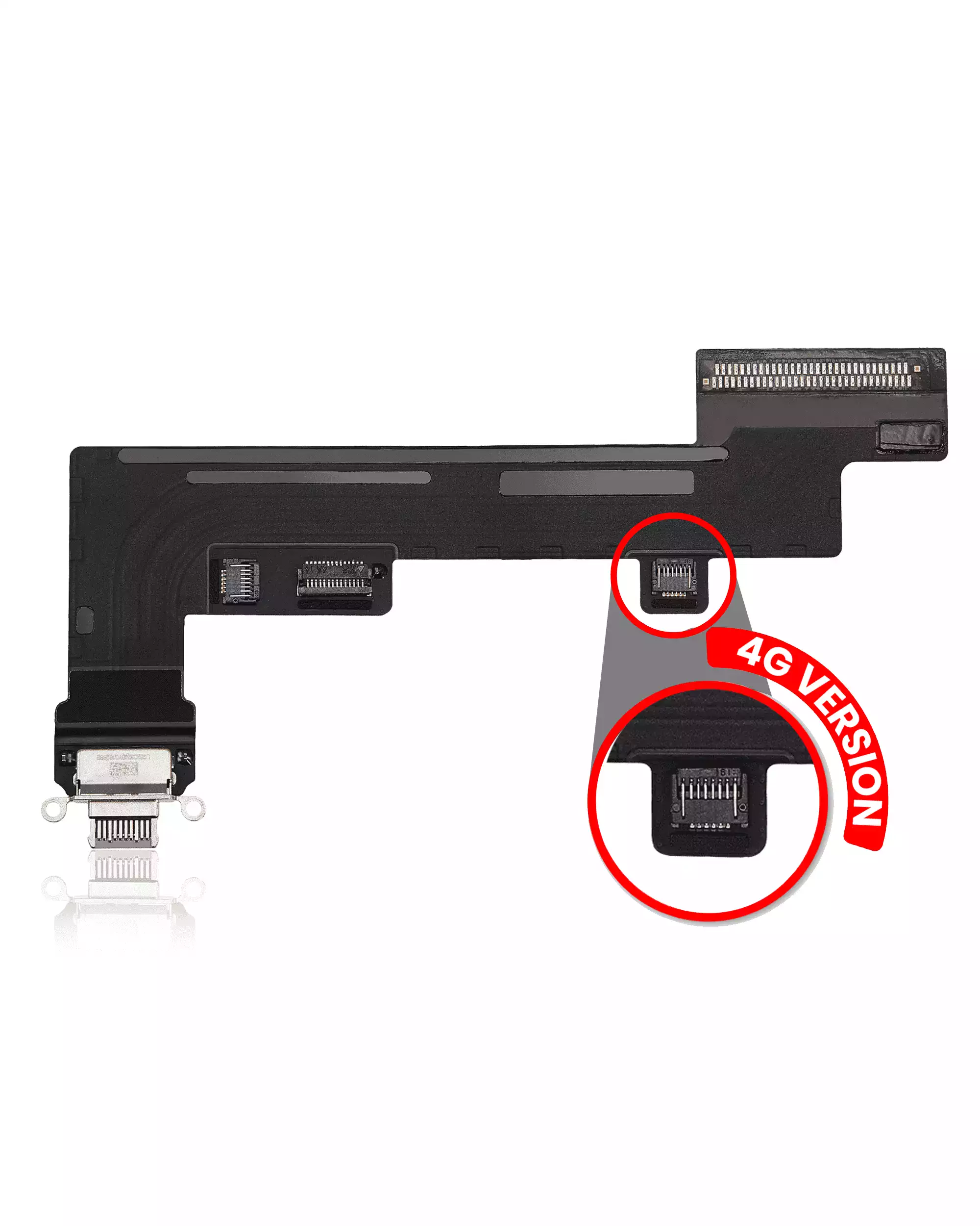 Charging Port Flex Cable Compatible For Ipad Air 4 / Ipad Air 5 (Cellular) (Used  Pull: Grade A) (Purple)
