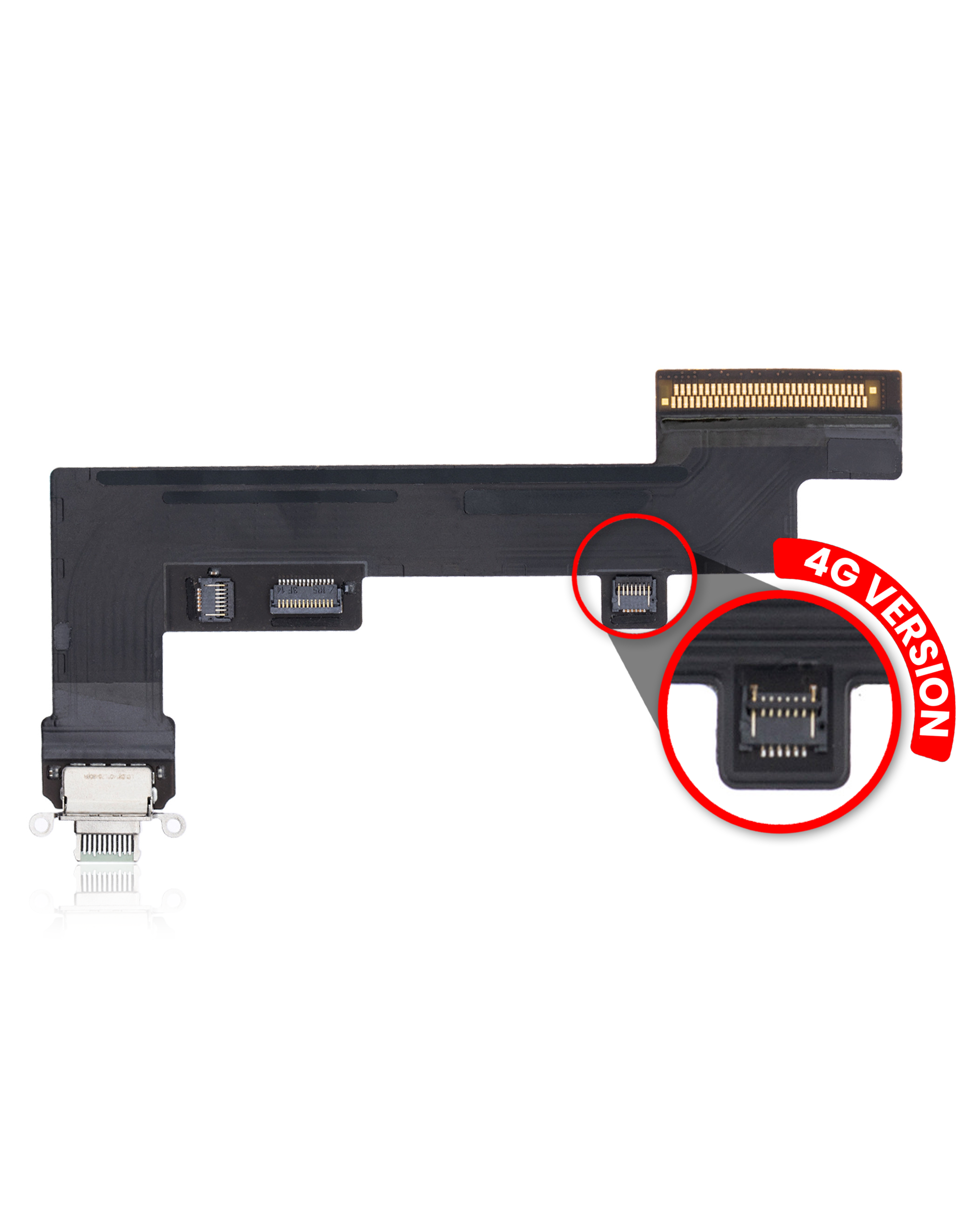 Charging Port Flex Cable Compatible For Ipad Air 4 / Ipad Air 5 (Cellular) (Premium) (Green)