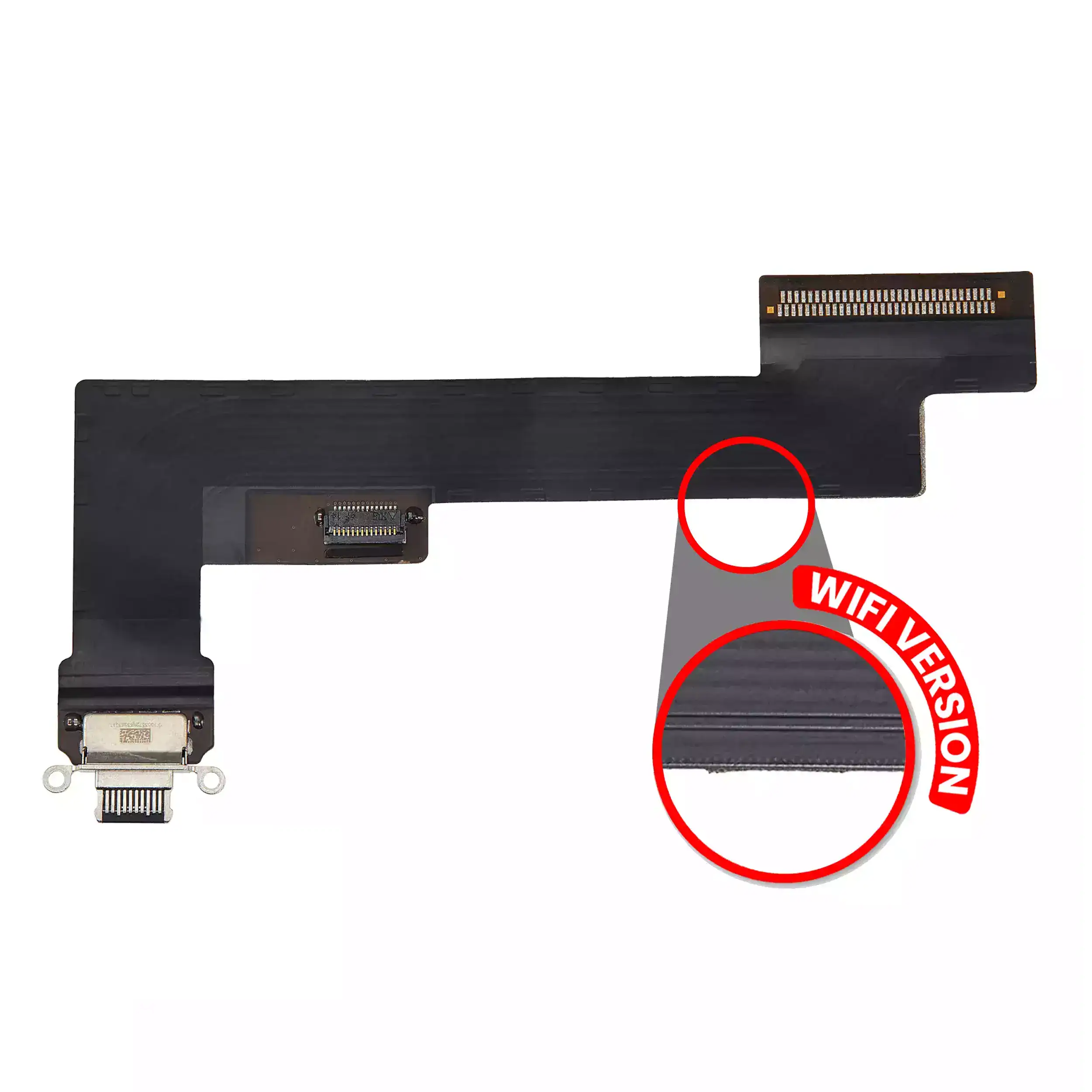 Charging Port Flex Cable Compatible For Ipad Air 4 (Wifi Only) (Used  Pull: Grade A) (Black)