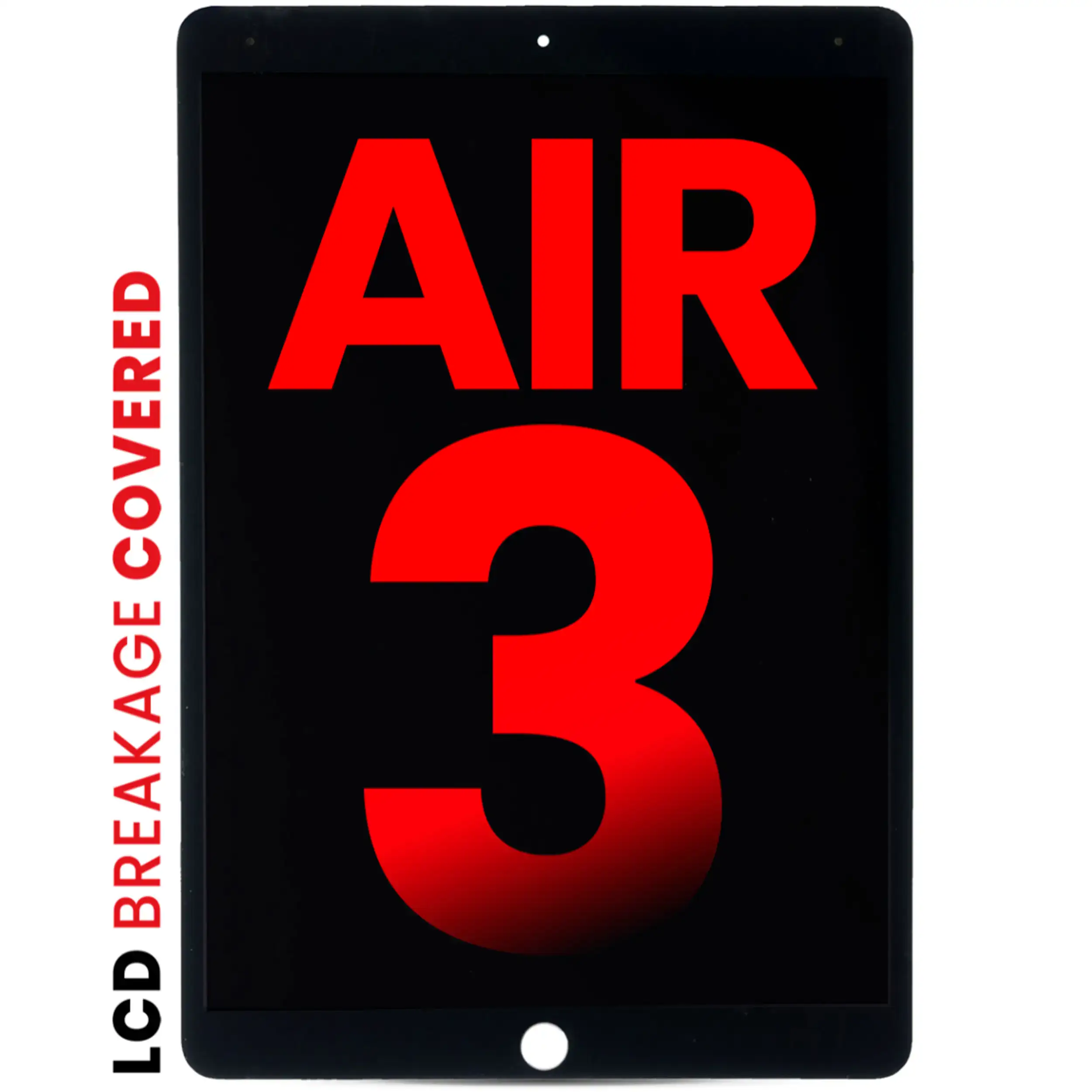 Lcd Assembly With Digitizer Compatible For Ipad Air 3 (Aftermarket Pro: Xo7-2) (Black)