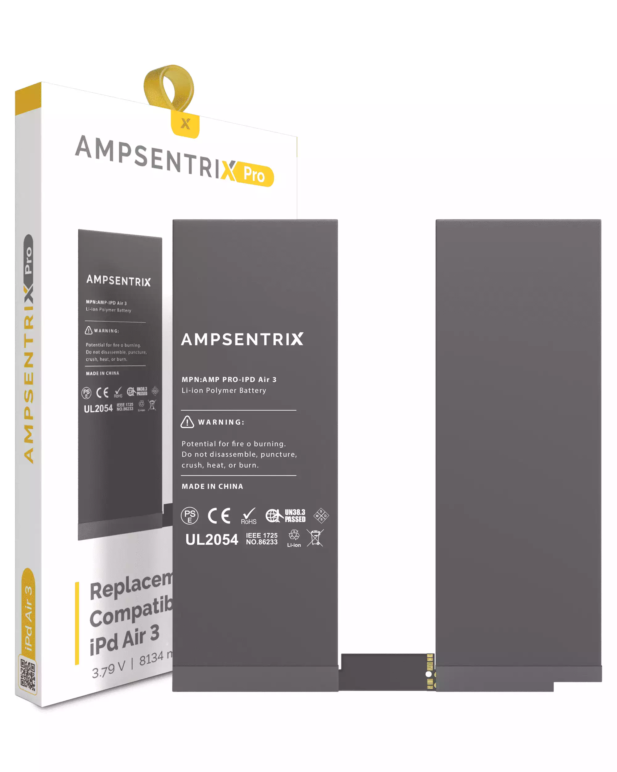 Replacement Battery Compatible For Ipad Air 3 (Ampsentrix Pro)