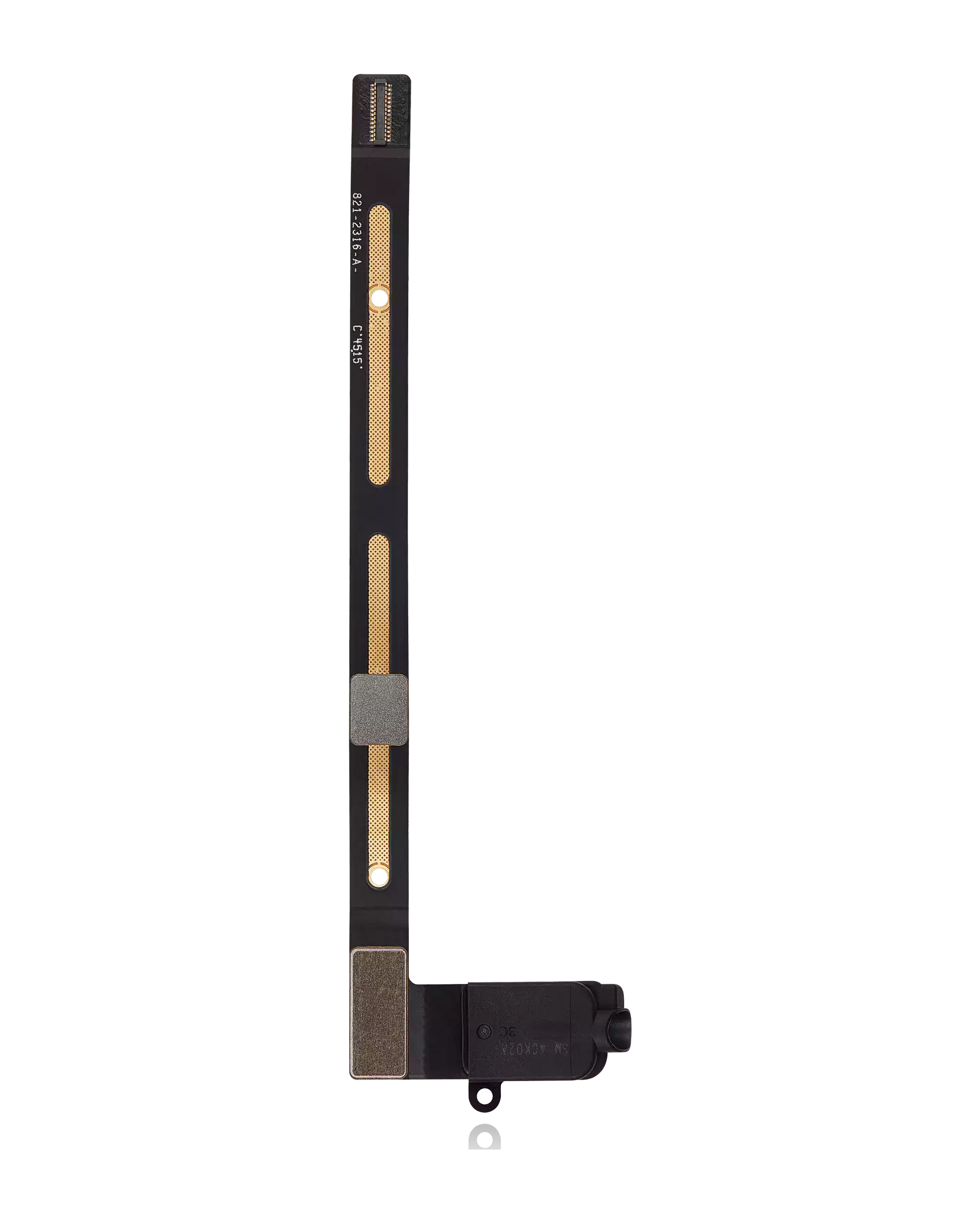 Headphone Jack Flex Cable Compatible For Ipad Air 2 (Cellular) (Black)