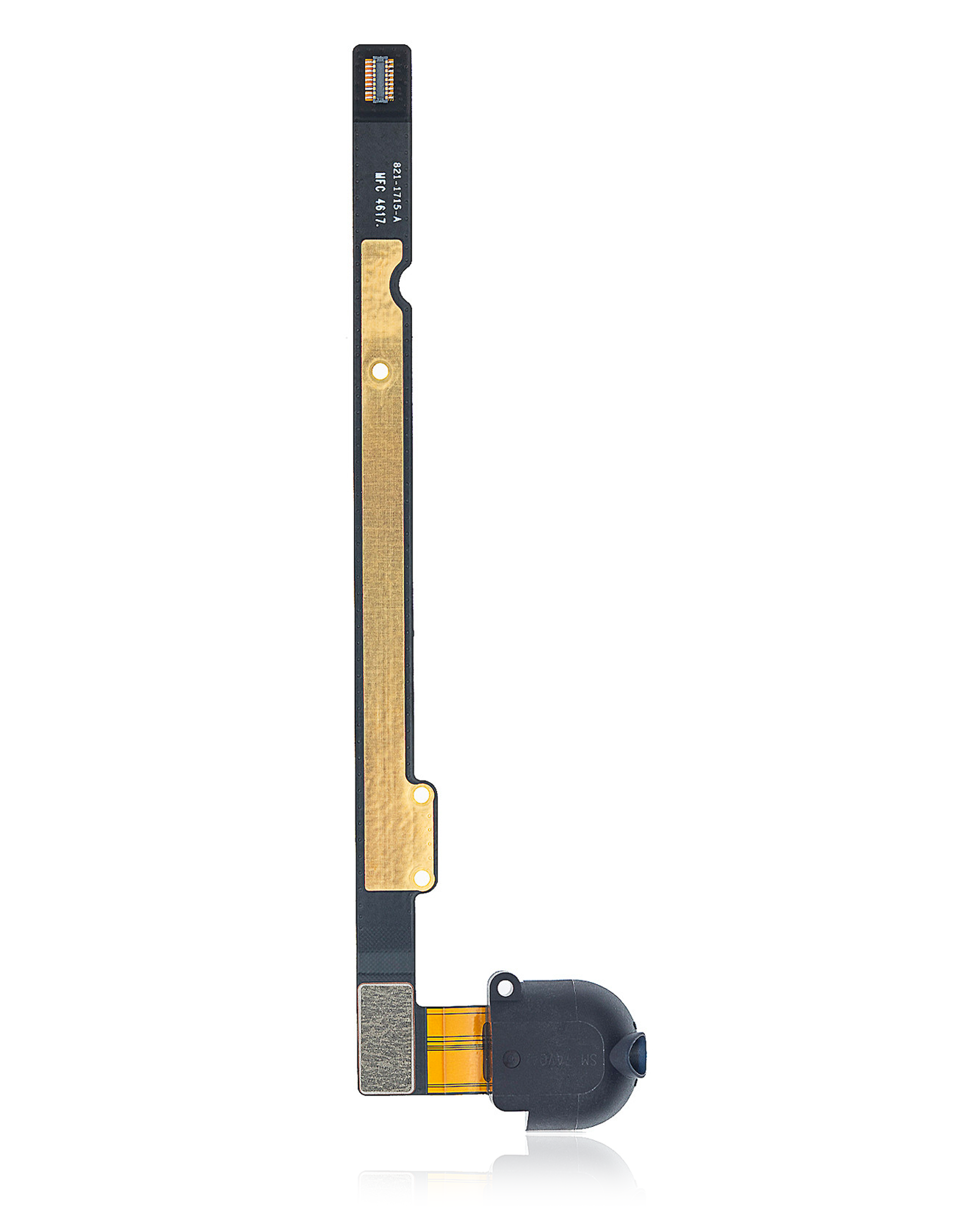 Headphone Jack Flex Cable Compatible For Ipad Air 1 / Ipad 5 (2017) / Ipad 6 (2018) (Black) (Cellular)