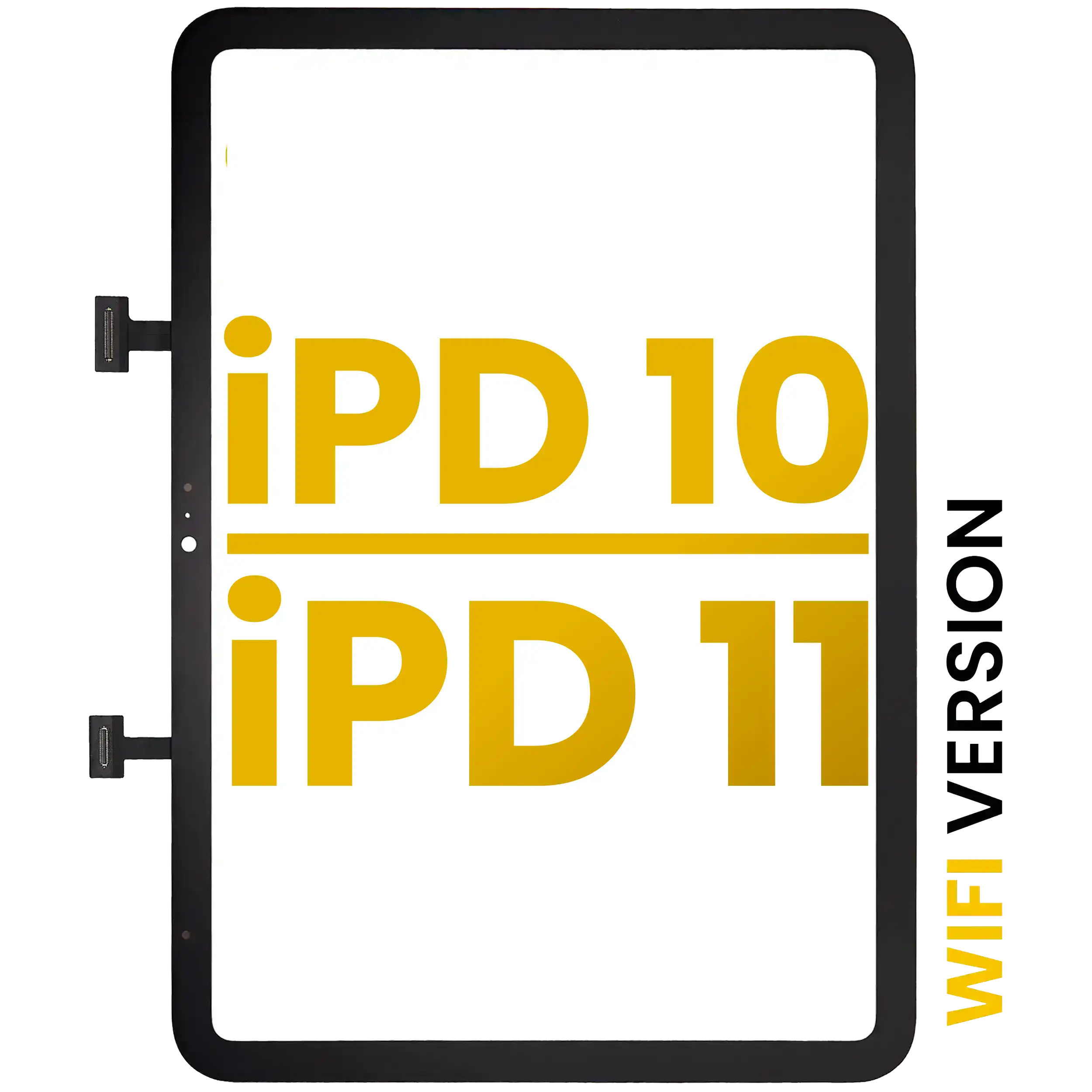 Digitizer Compatible For Ipad 10 (2022) / Ipad 11 (2025) (Premium) (Wifi Only) (Black)