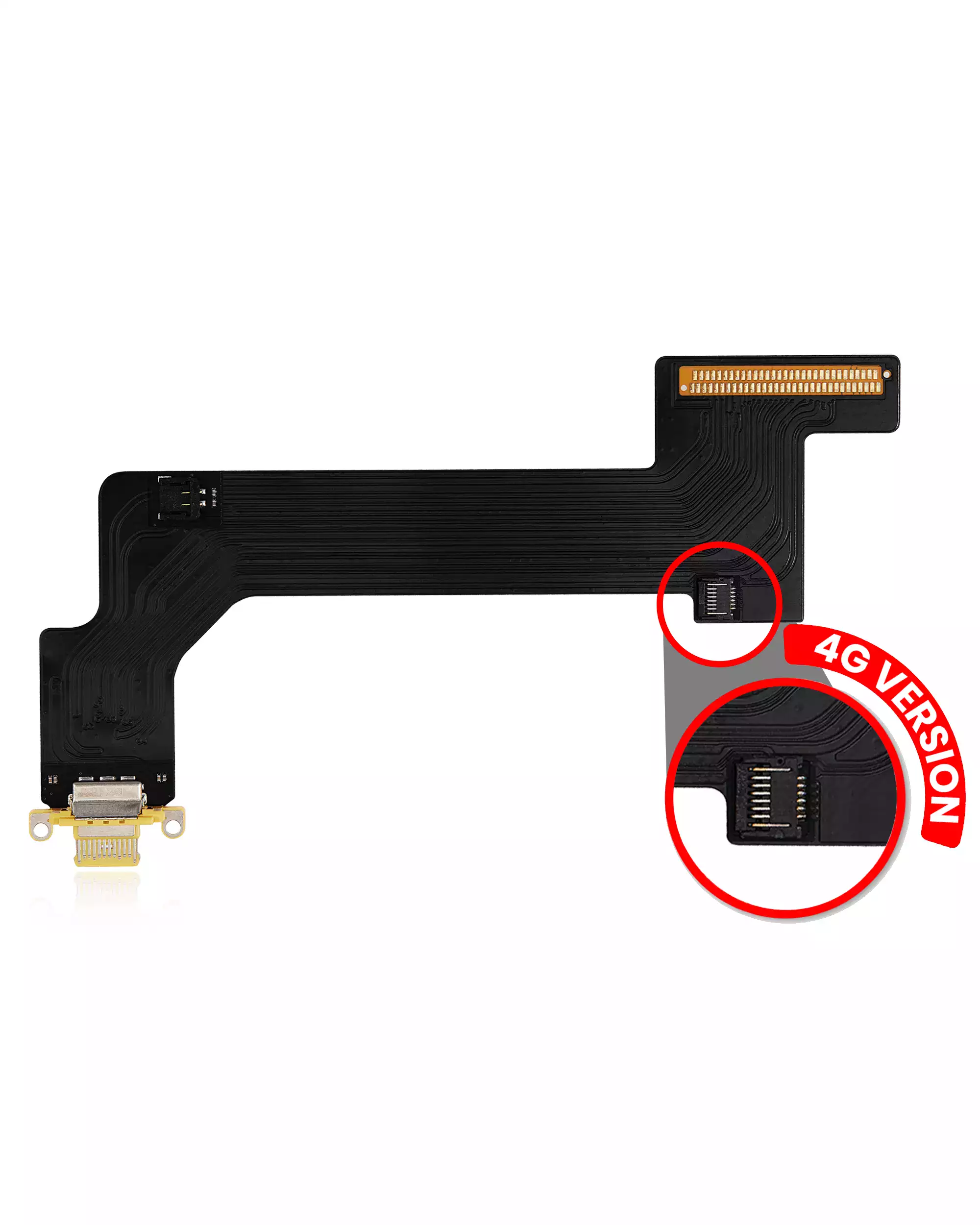 Charging Port Flex Cable Compatible For Ipad 10 (2022) (Cellular) (Aftermarket Plus) (Yellow)