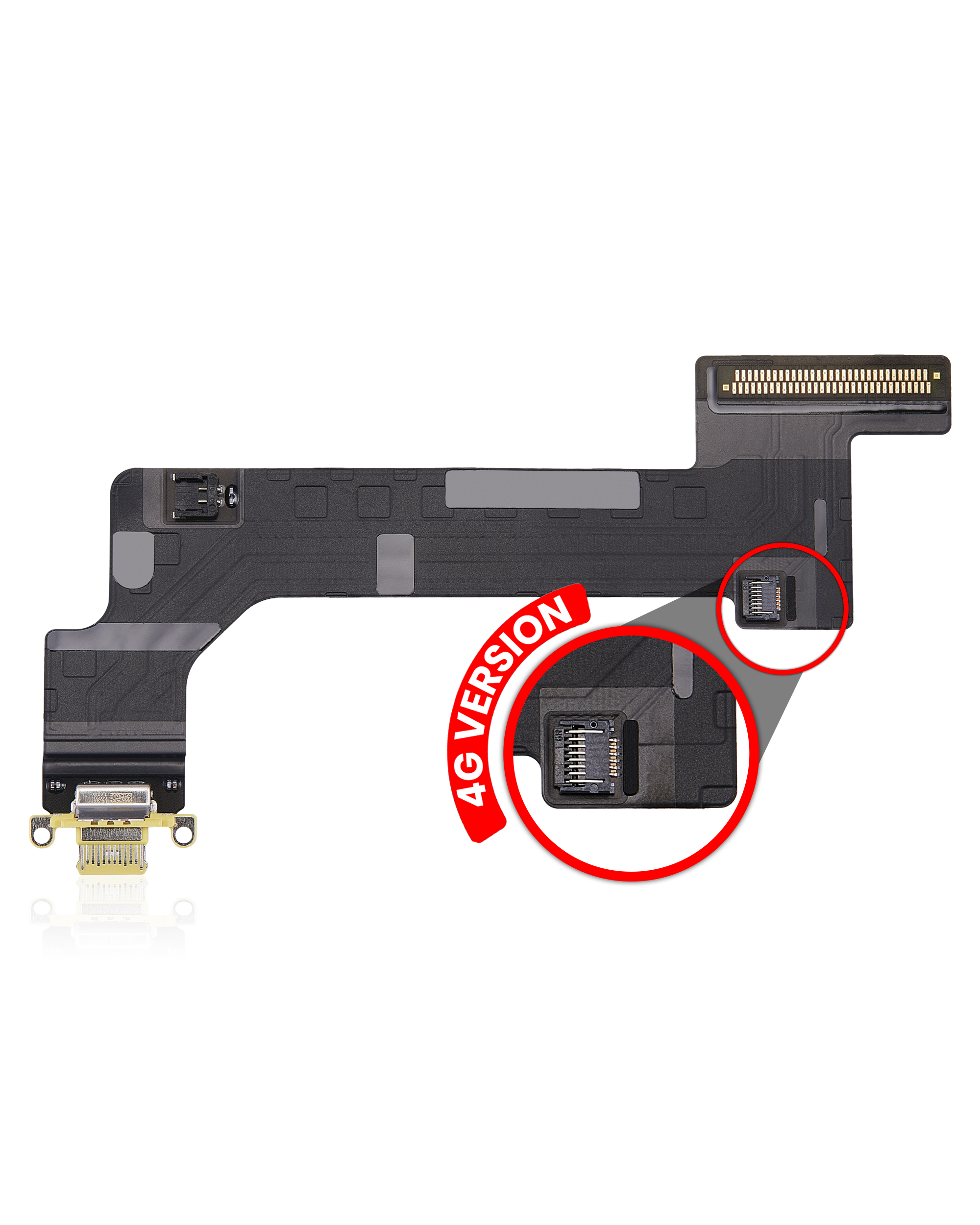 Charging Port Flex Cable Compatible For Ipad 10 (2022) (Cellular) (Premium) (Yellow)