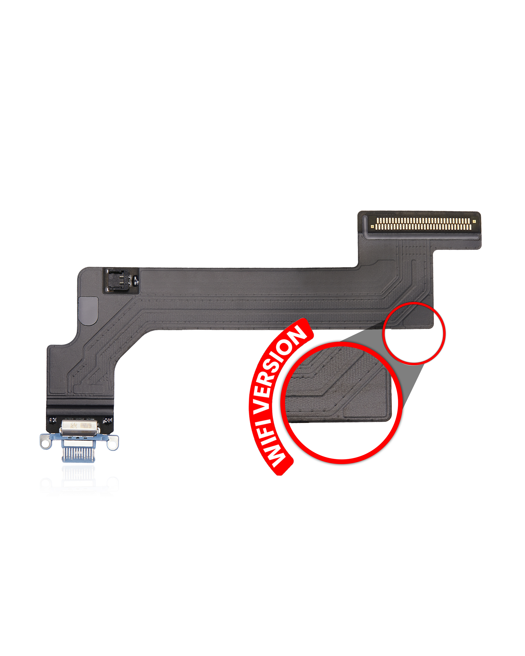 Charging Port Flex Cable Compatible For Ipad 10 (2022) (Wifi Only) (Premium) (Blue)