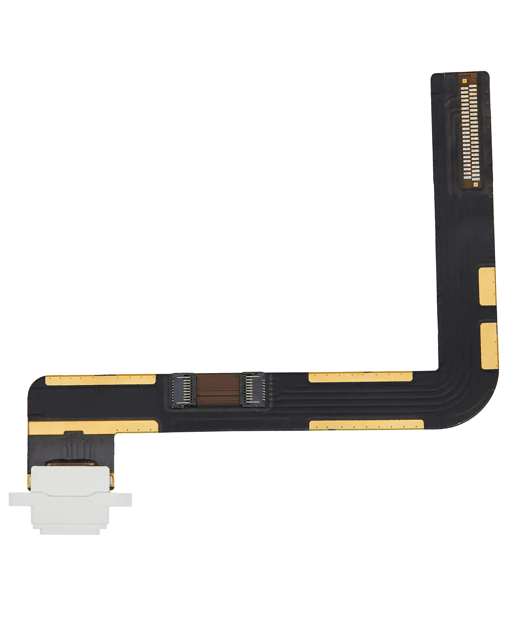 Charging Port Flex Cable Compatible For Ipad 7 (2019) / Ipad 8 (2020) / Ipad 9 (2021) (Used  Pull: Grade A) (White)