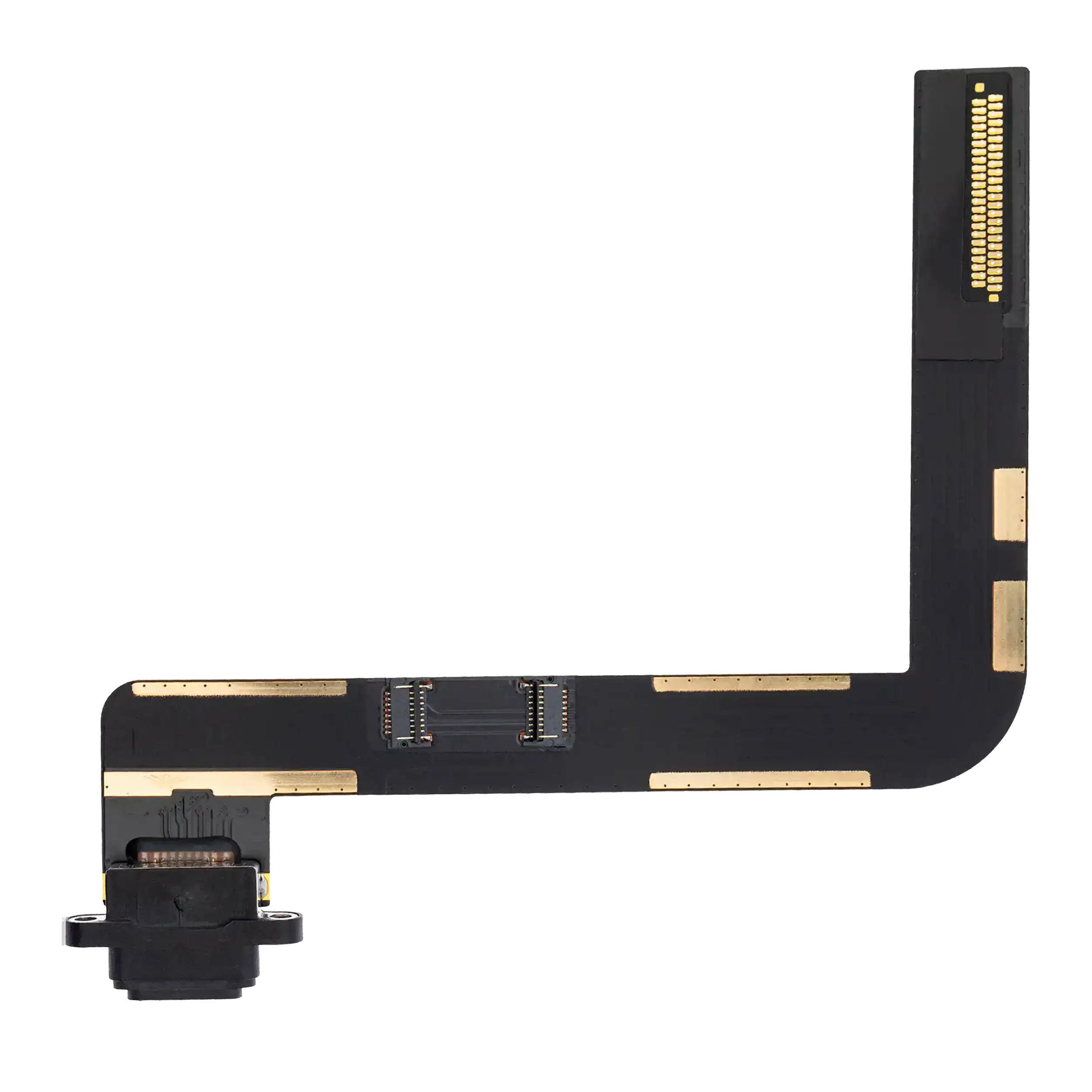 Charging Port Flex Cable Compatible For Ipad 7 (2019) / Ipad 8 (2020) / Ipad 9 (2021) (Premium) (Black)