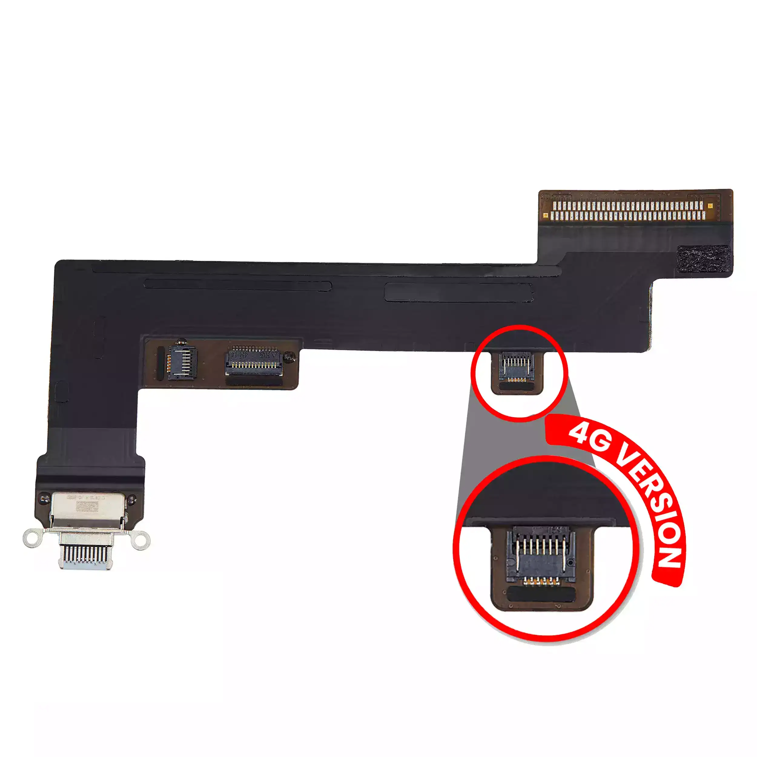 Charging Port Flex Cable Compatible For Ipad Air 4 (Cellular) (Used  Pull: Grade A) (Sky Blue)