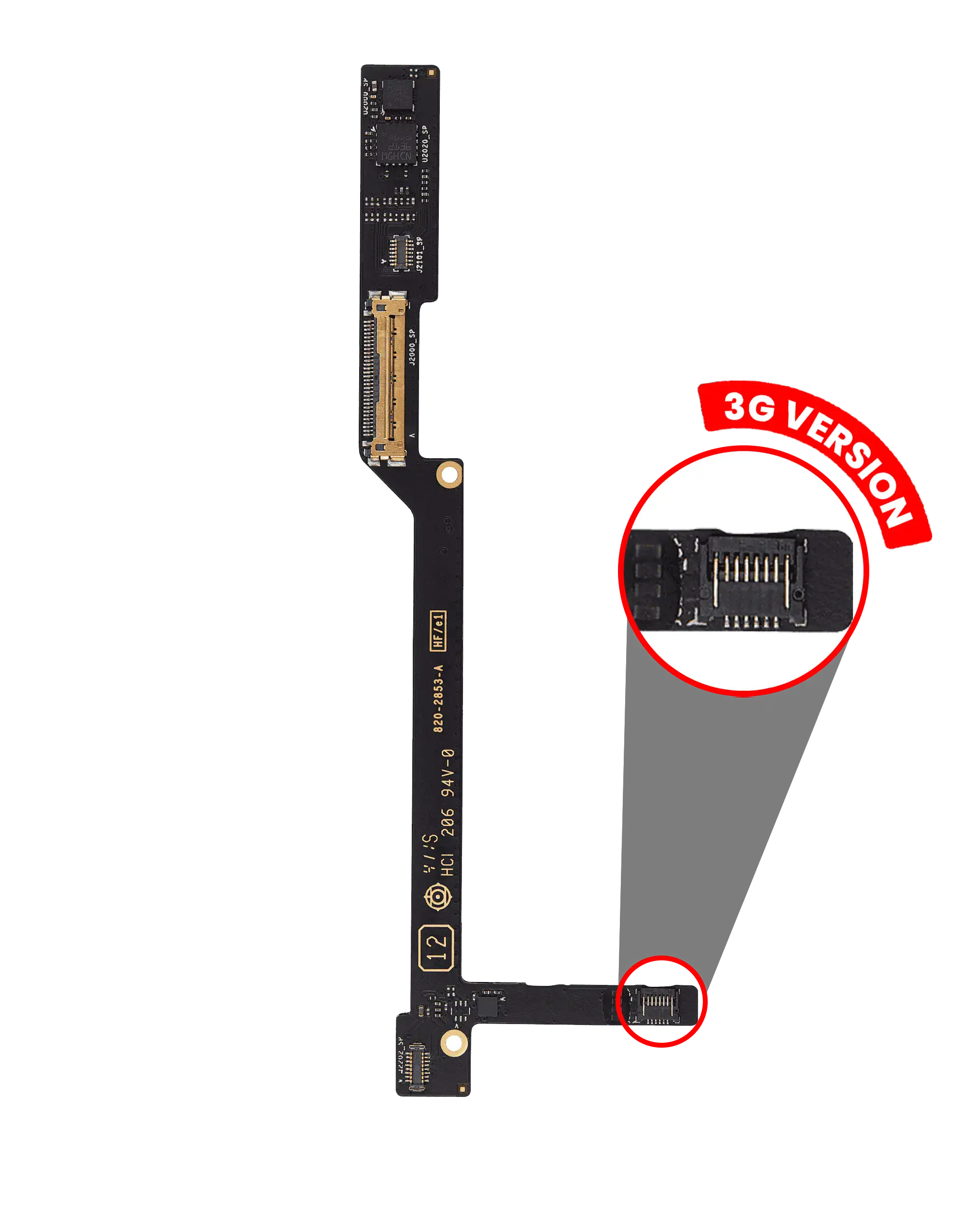 Lcd Power Switch Connection Board Compatible For Ipad 2 (3G)