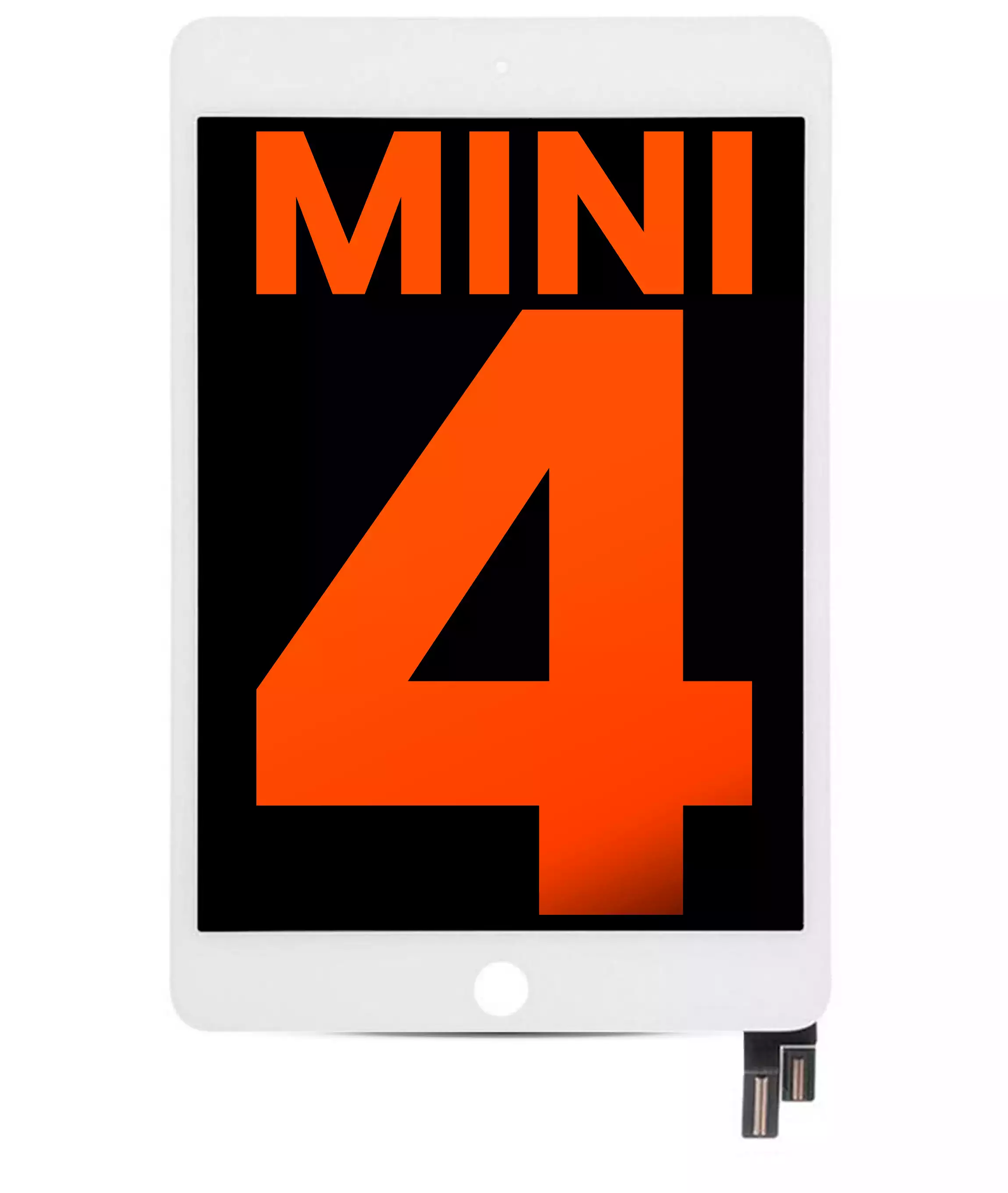 Lcd Assembly With Digitizer Compatible For Ipad Mini 4 (Blemish: Grade A) (White)