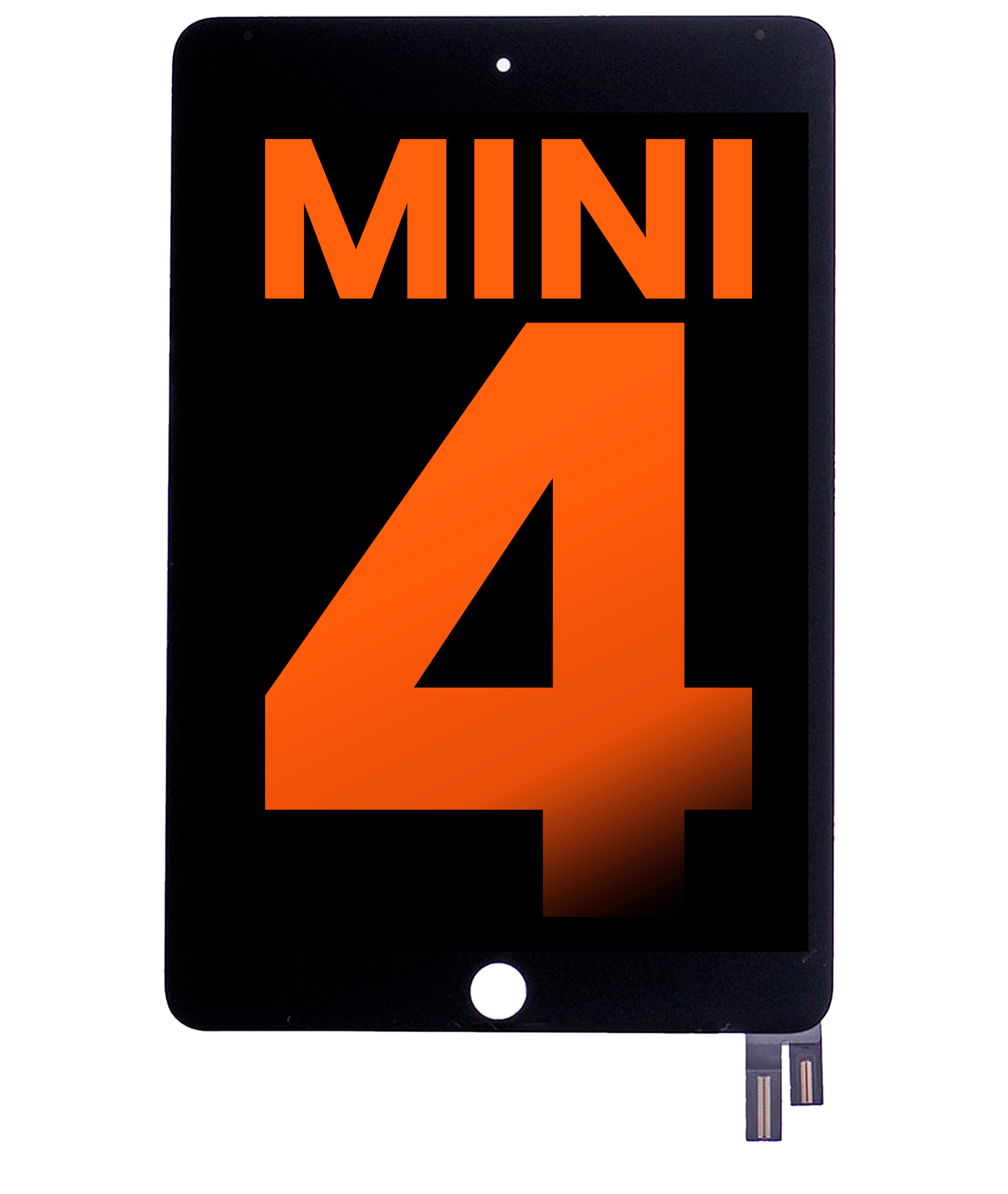 Lcd Assembly With Digitizer Compatible For Ipad Mini 4 (Blemish: Grade A) (Black)